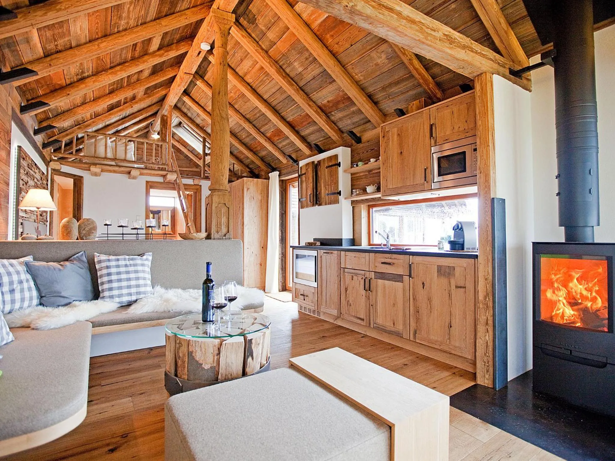 Kitchen or kitchenette in Widmann's Löwen