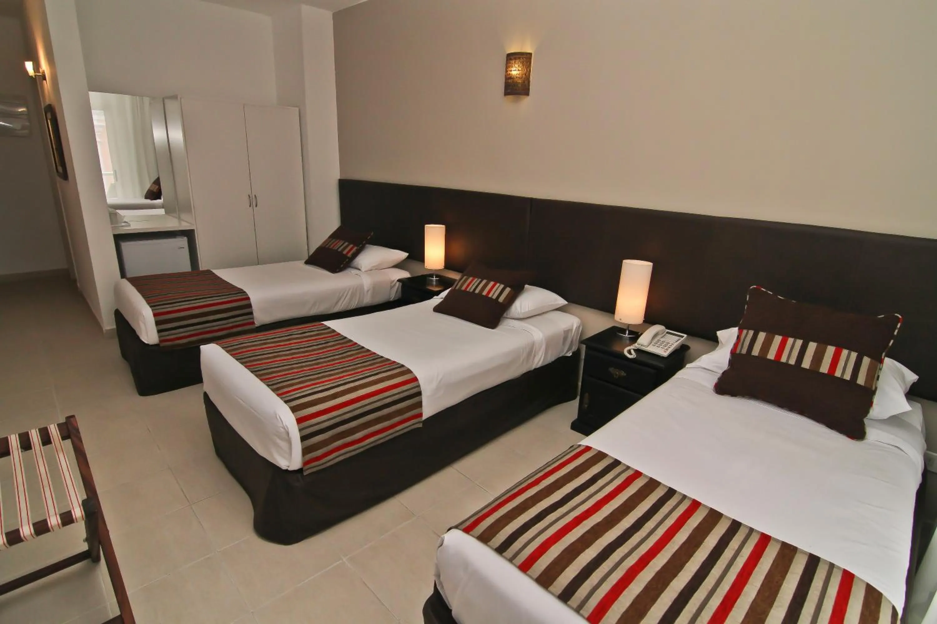 Bedroom, Bed in De la Plaza Hotel