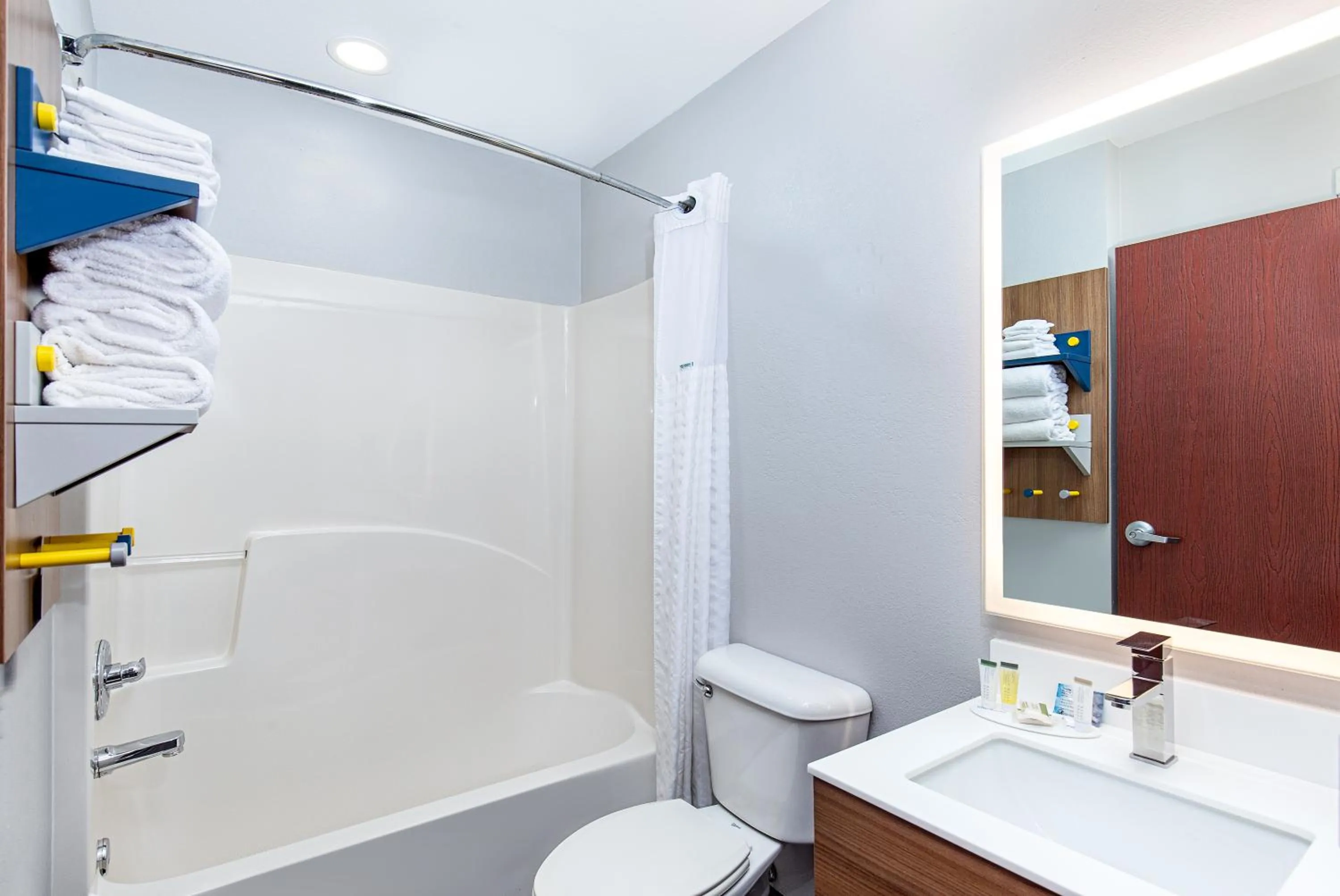 Toilet in Microtel Inn & Suites Columbus North