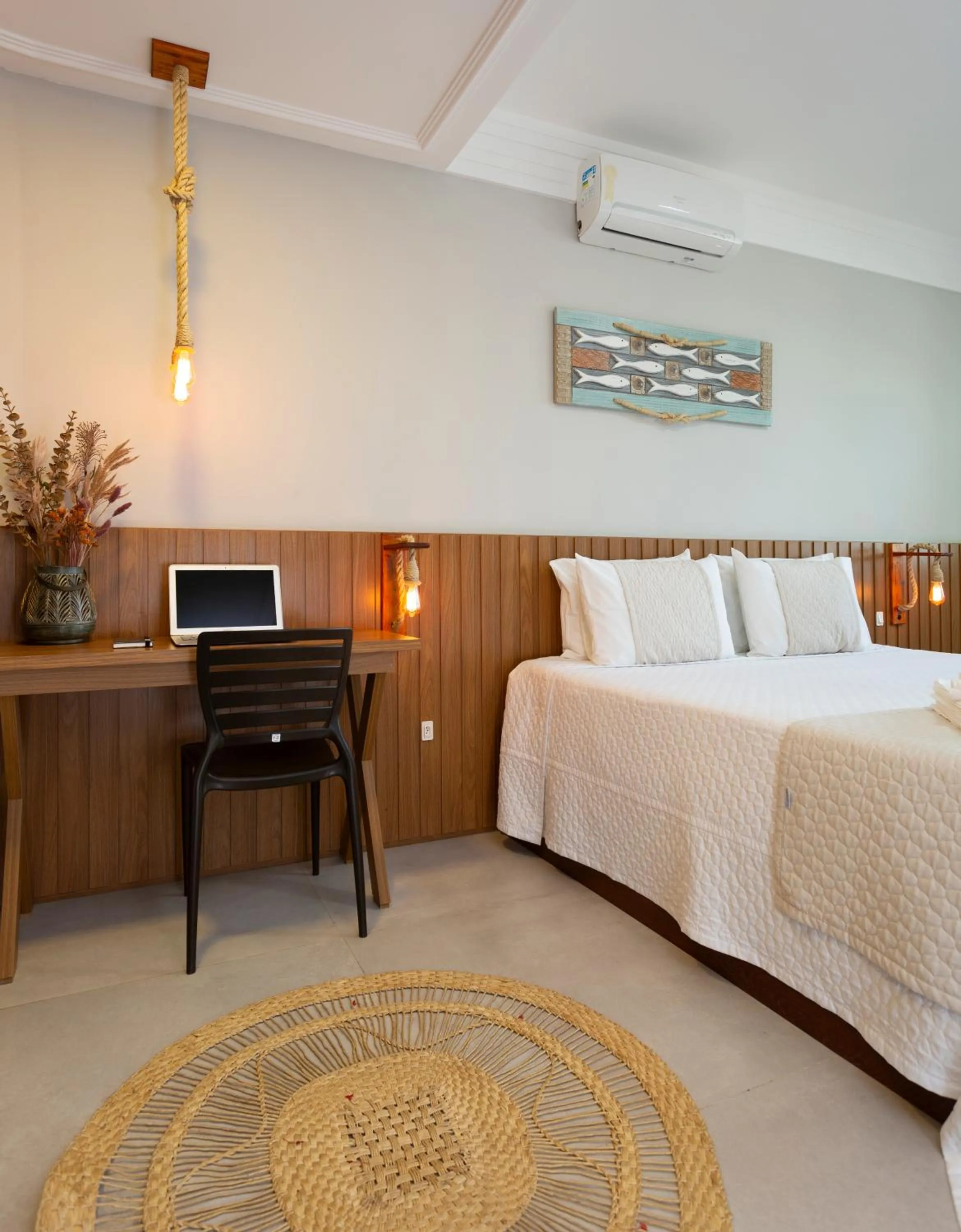 Bed in Pousada Timoneiro