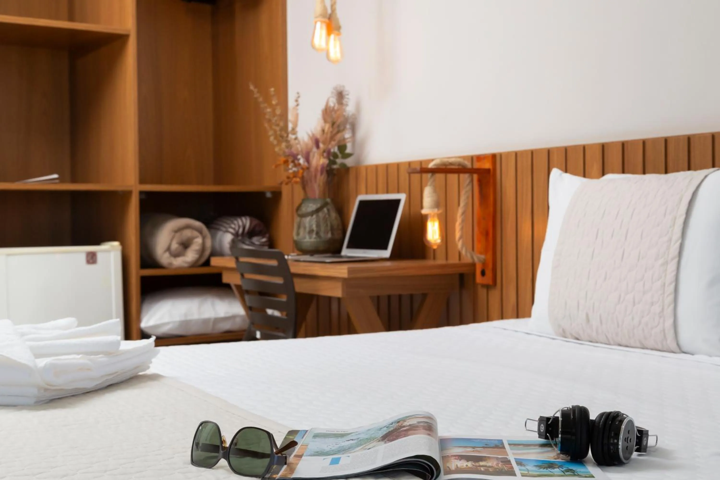 Bed in Pousada Timoneiro