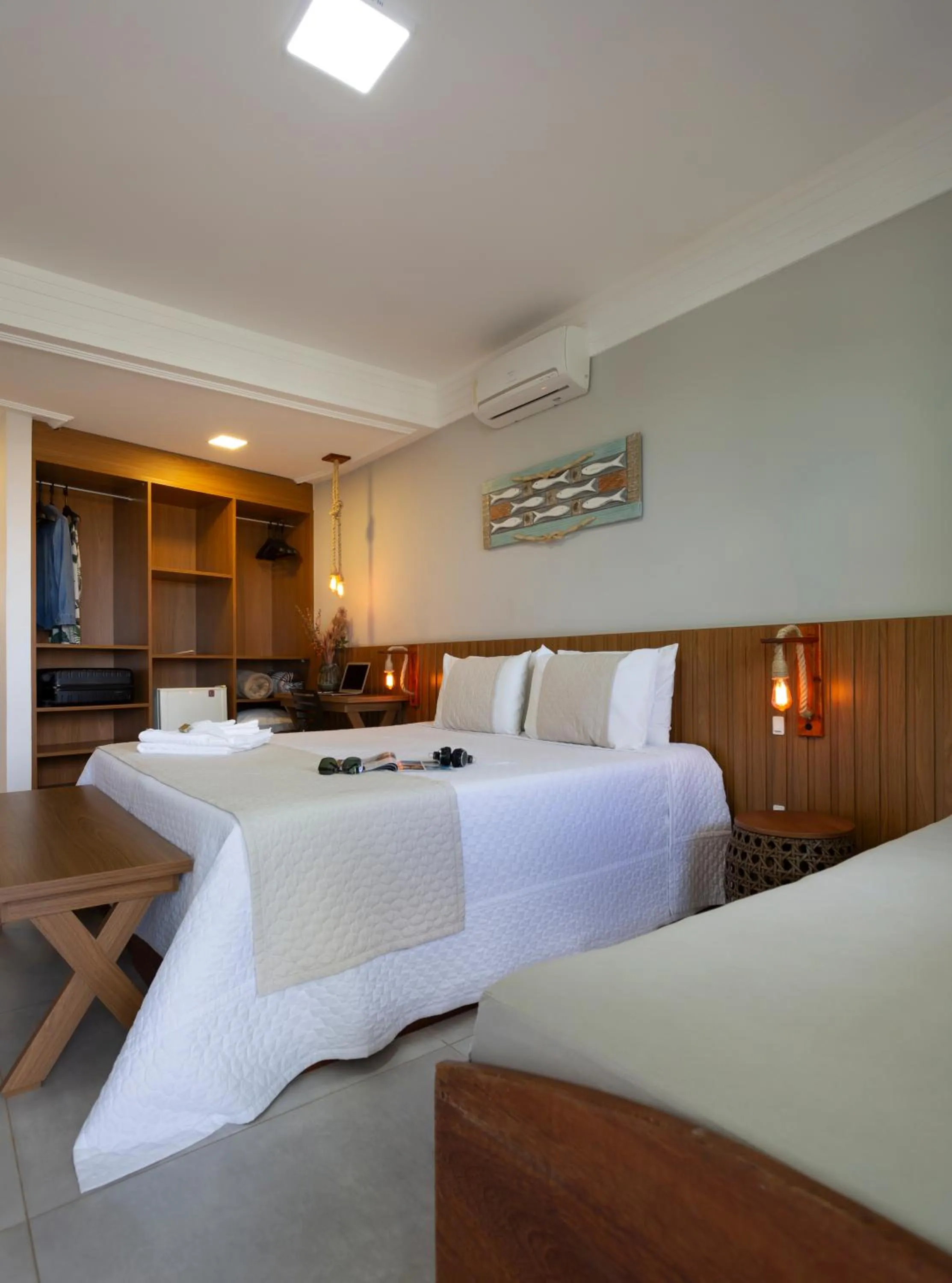 Bed in Pousada Timoneiro