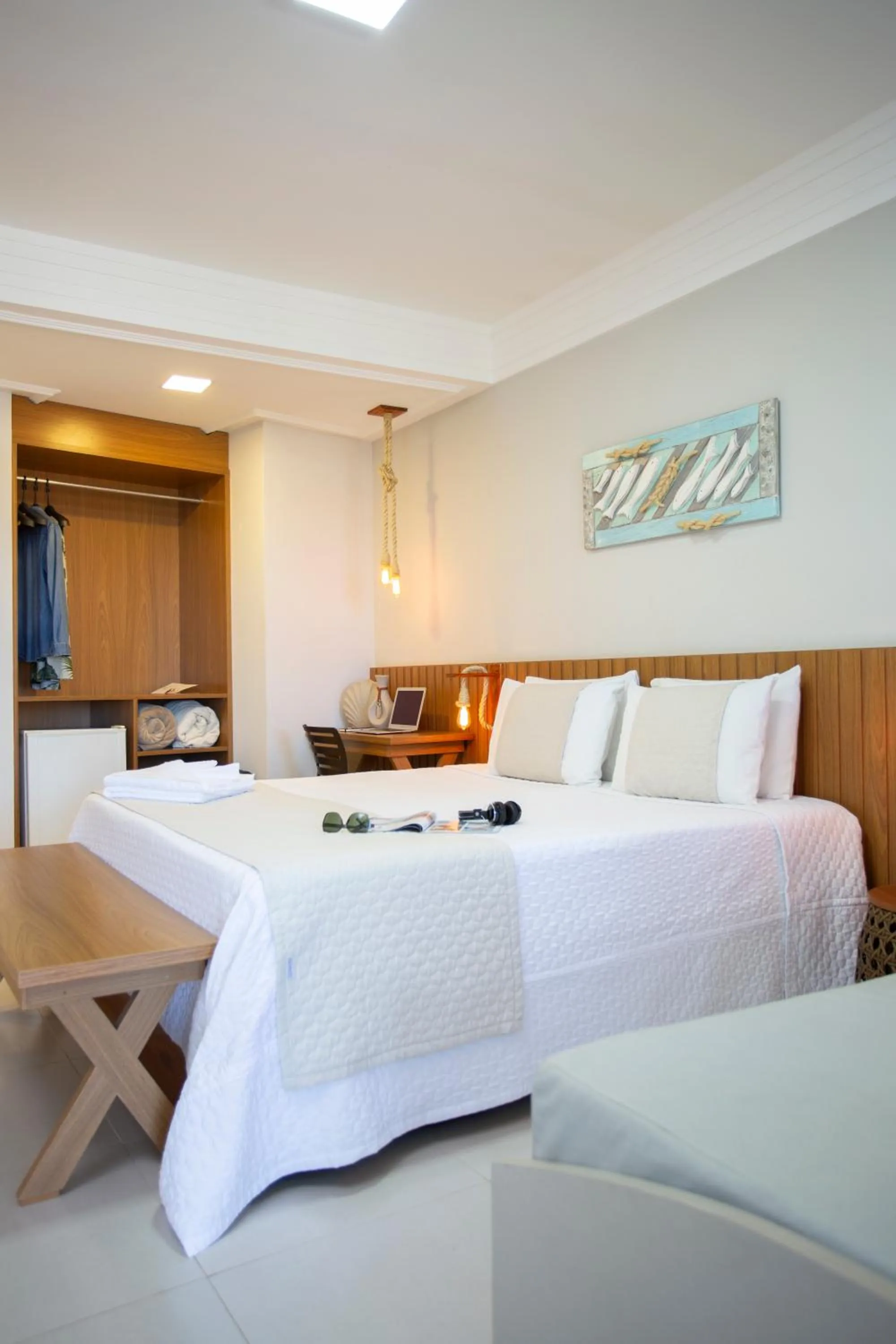 Bed in Pousada Timoneiro