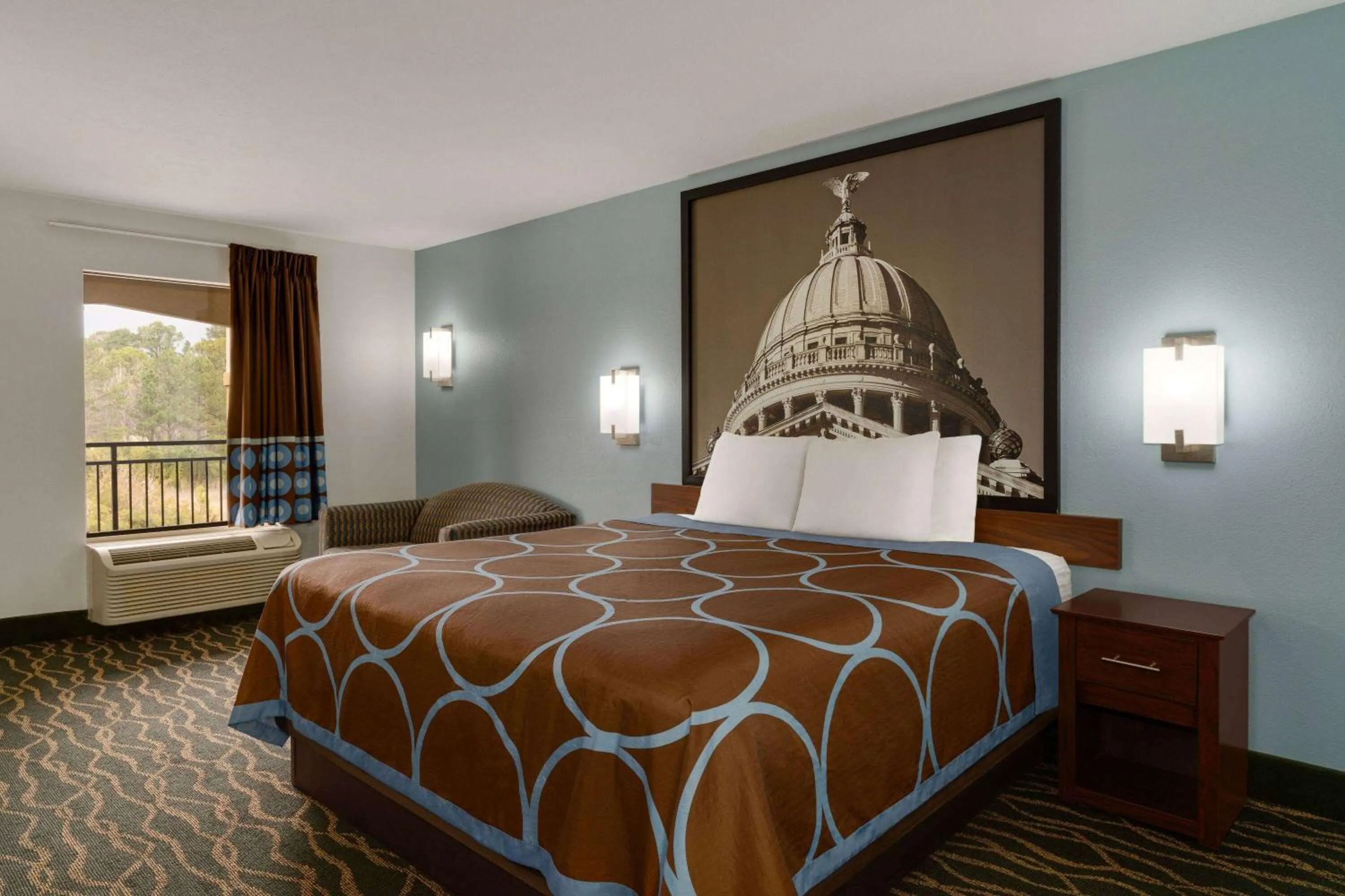 Photo of the whole room, Bed in Super 8 by Wyndham Pearl/Jackson/East