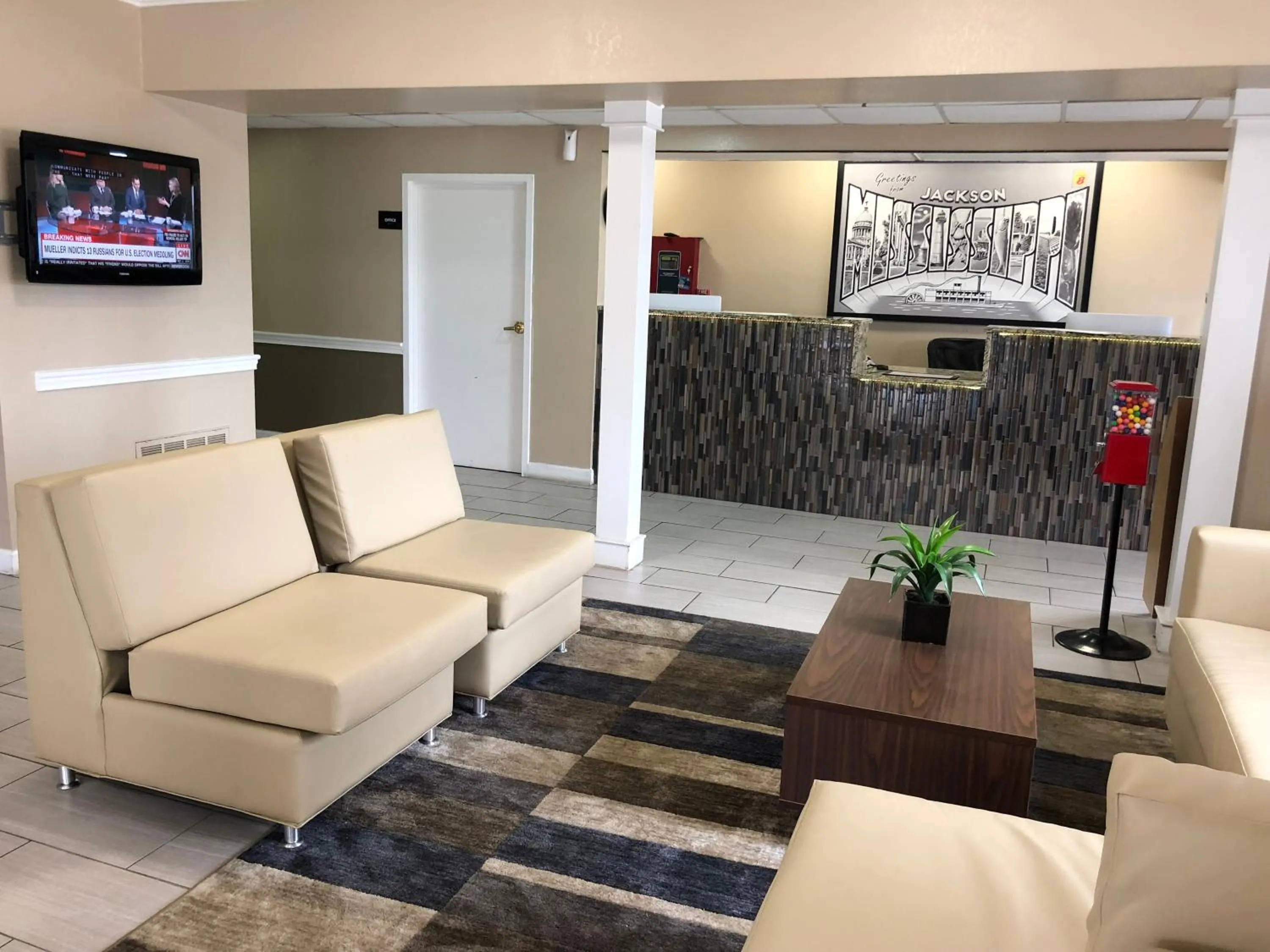 Lobby or reception in Super 8 by Wyndham Jackson Ridgeland