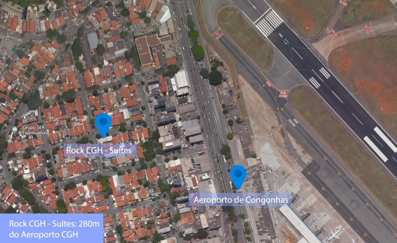 Nearby landmark in Rock CGH Suites - Aeroporto de Congonhas