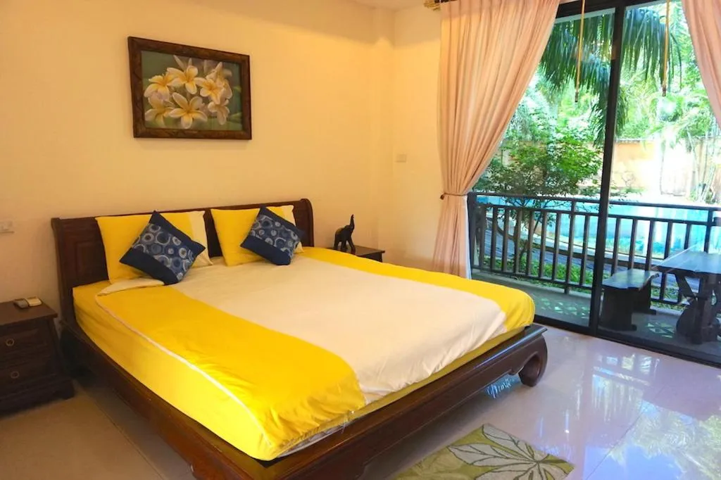 Bed in Thai Pura Resort