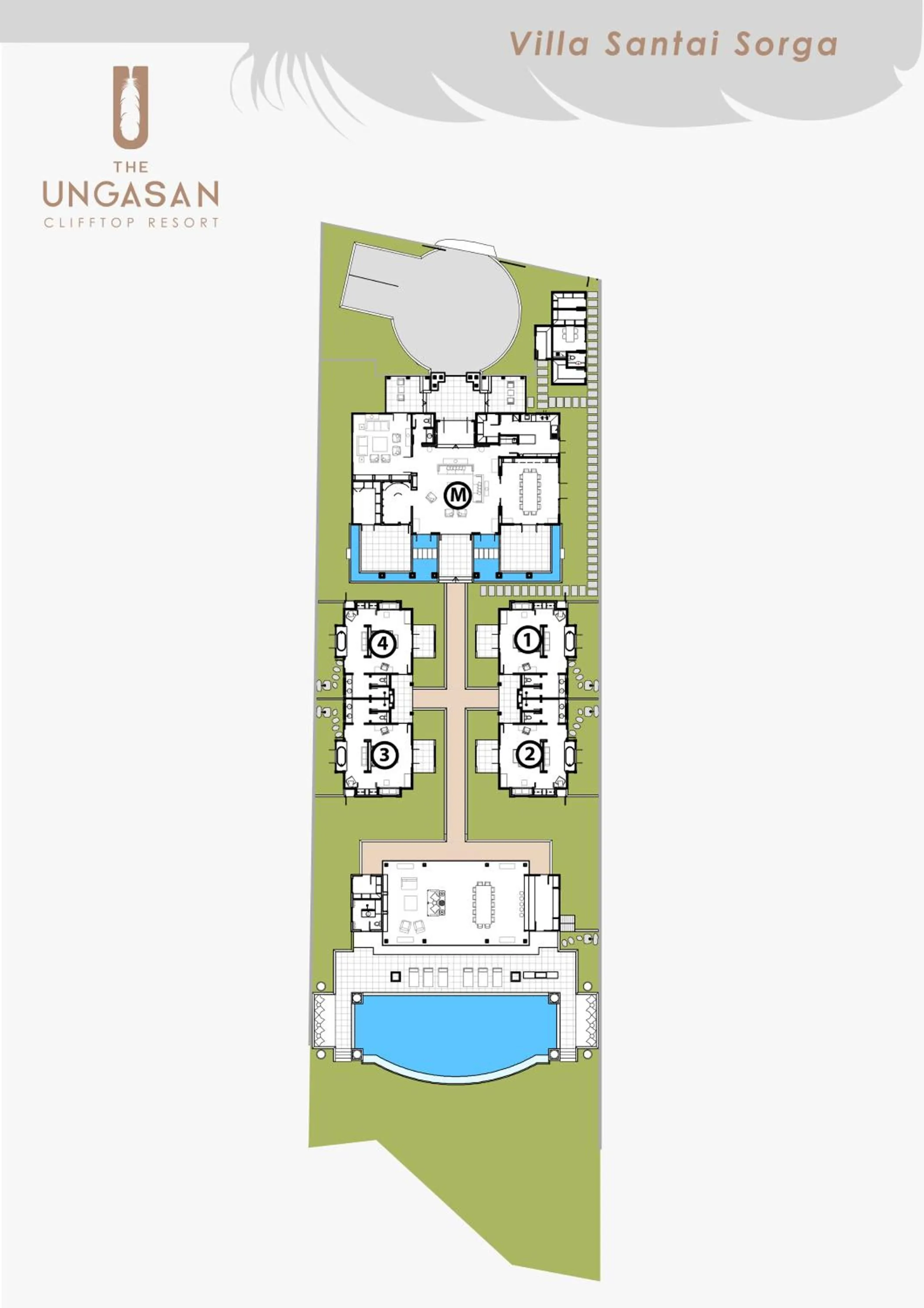 Property building in The Ungasan Clifftop Resort