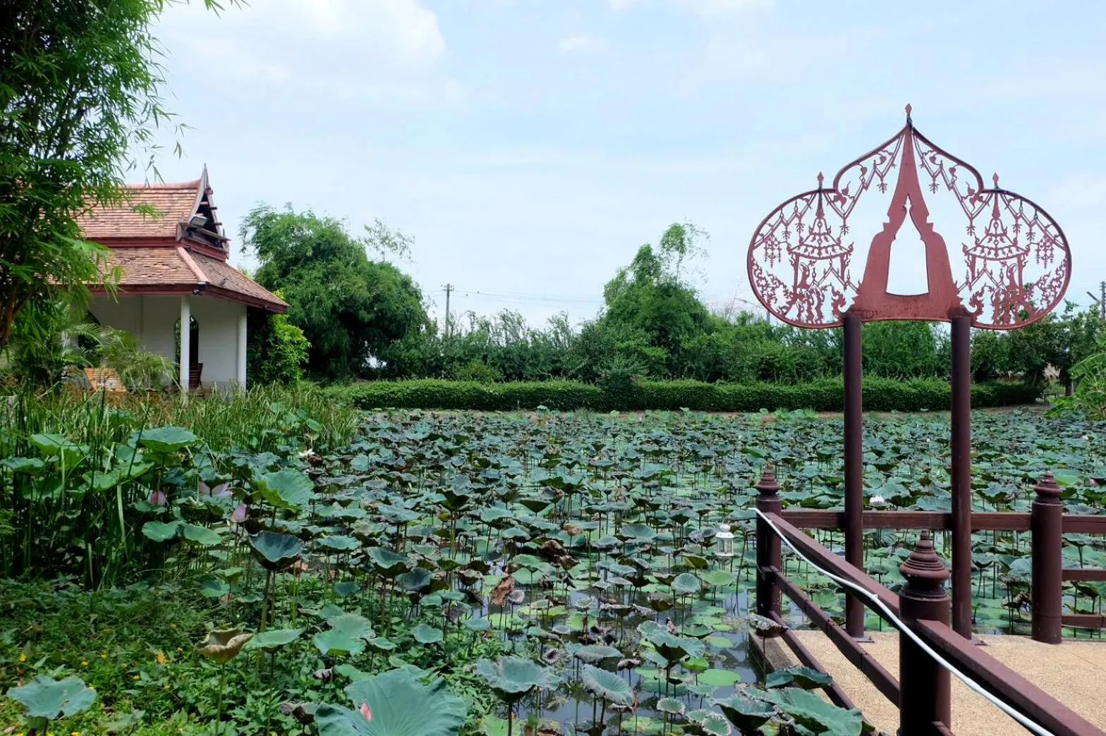 Balcony/Terrace in Ayutthaya Garden River Home