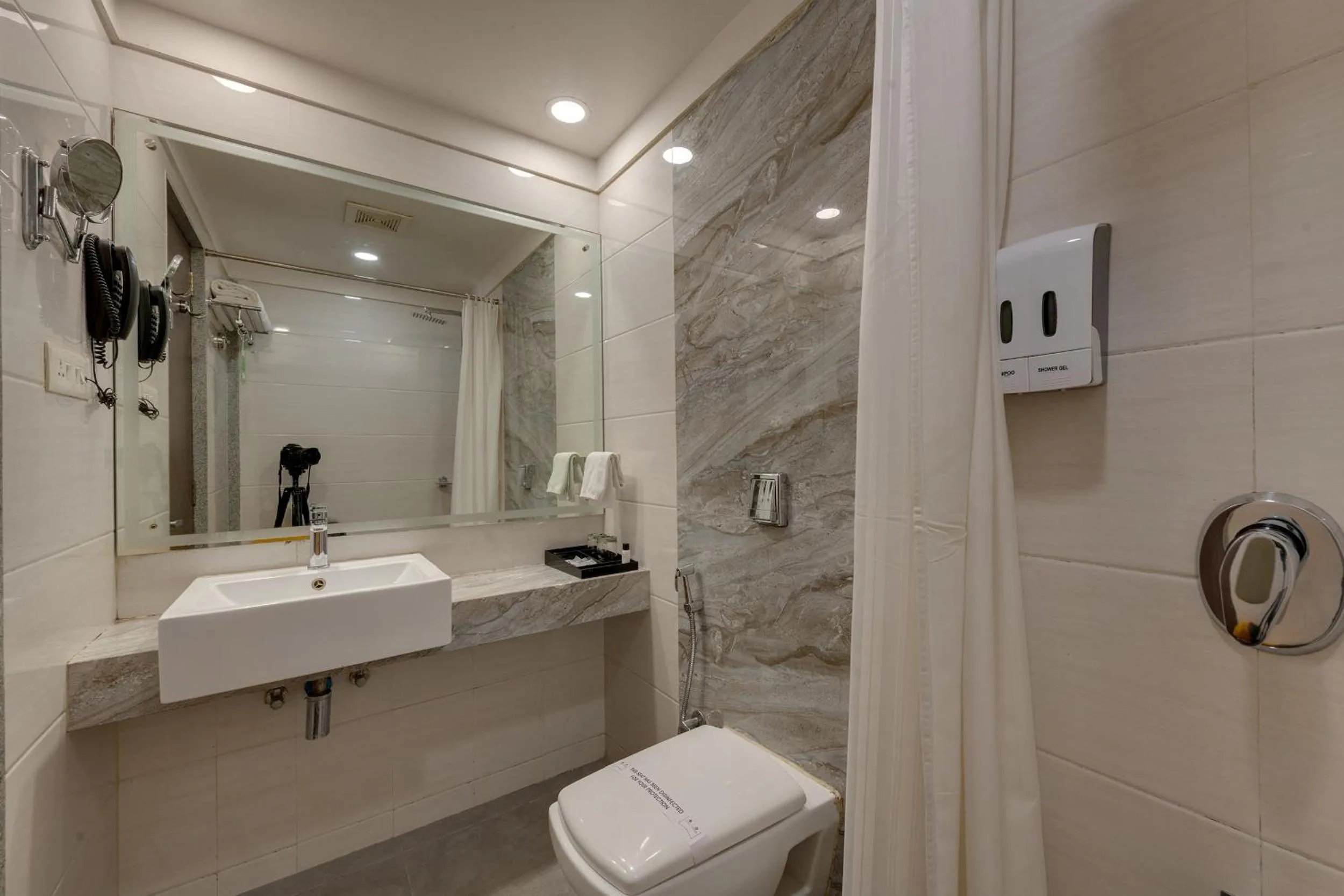 Bathroom in Hotel Suba Galaxy Mumbai