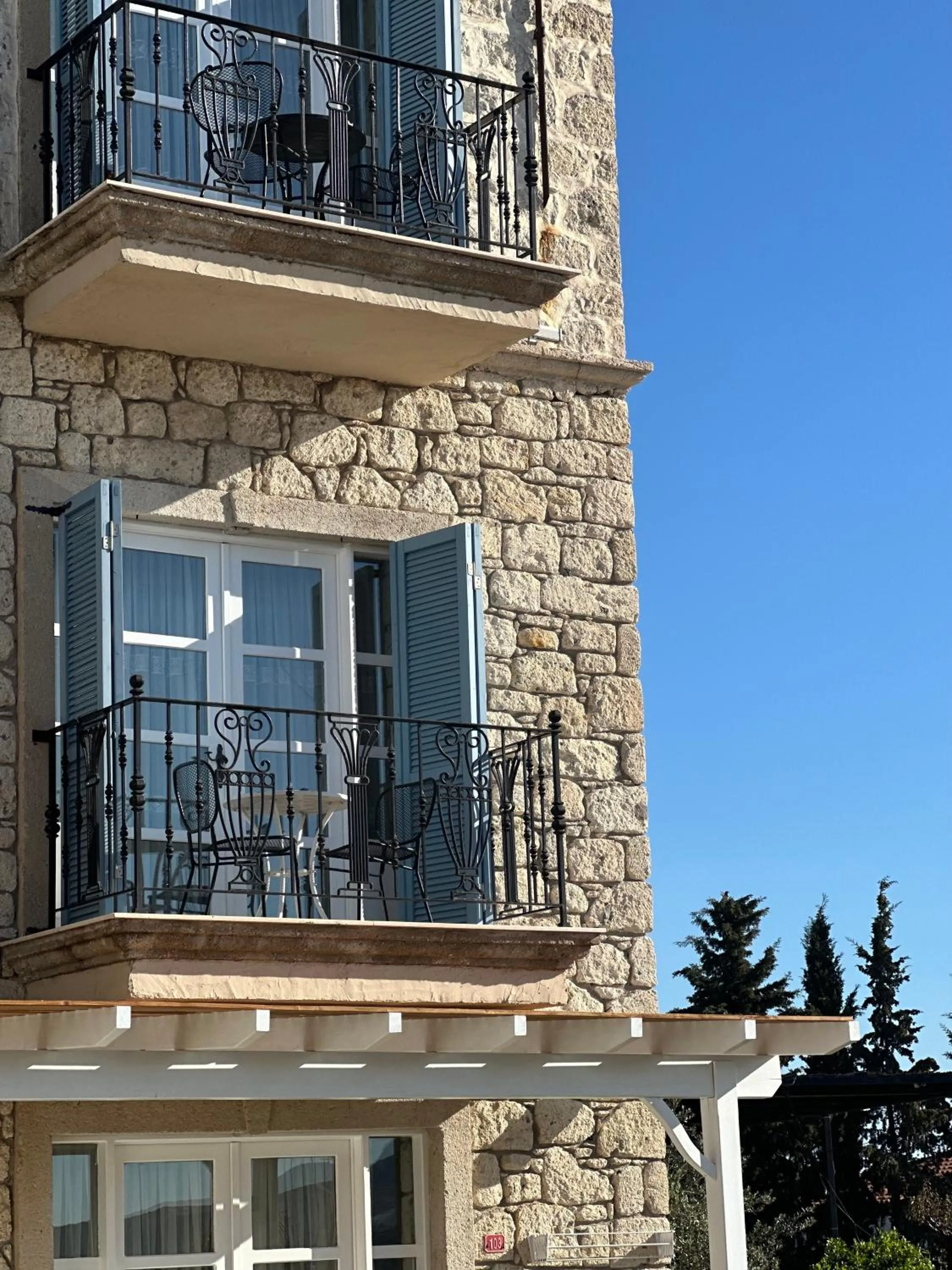 Balcony/Terrace in Imren Han Hotel - Special Category