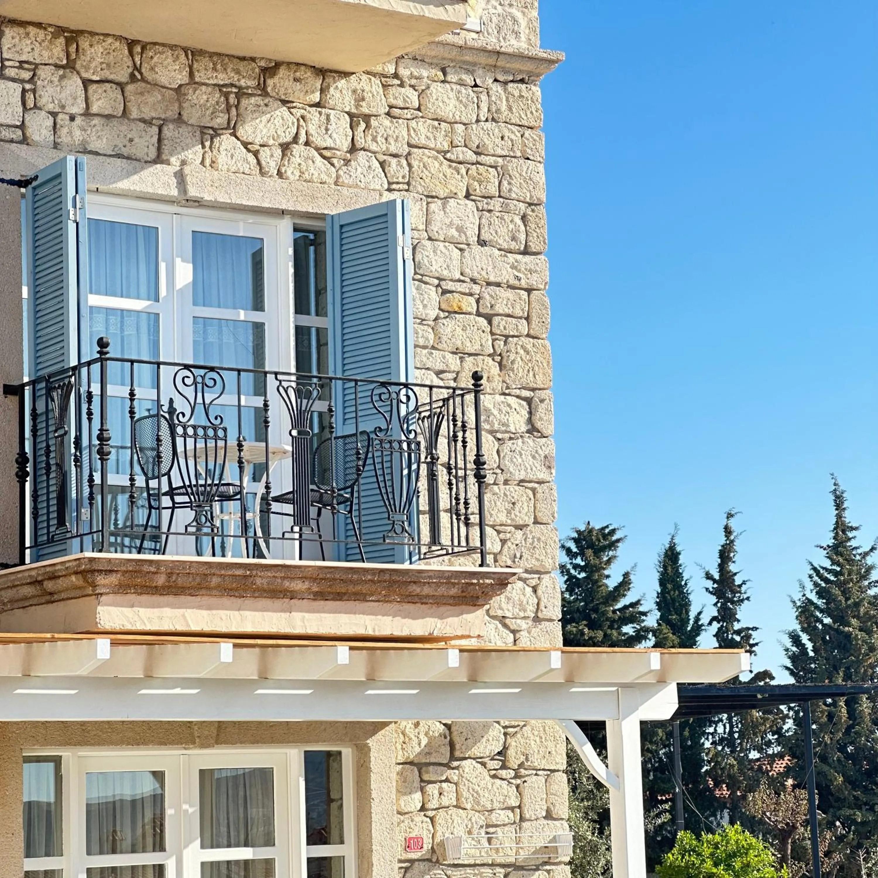 Balcony/Terrace in Imren Han Hotel - Special Category