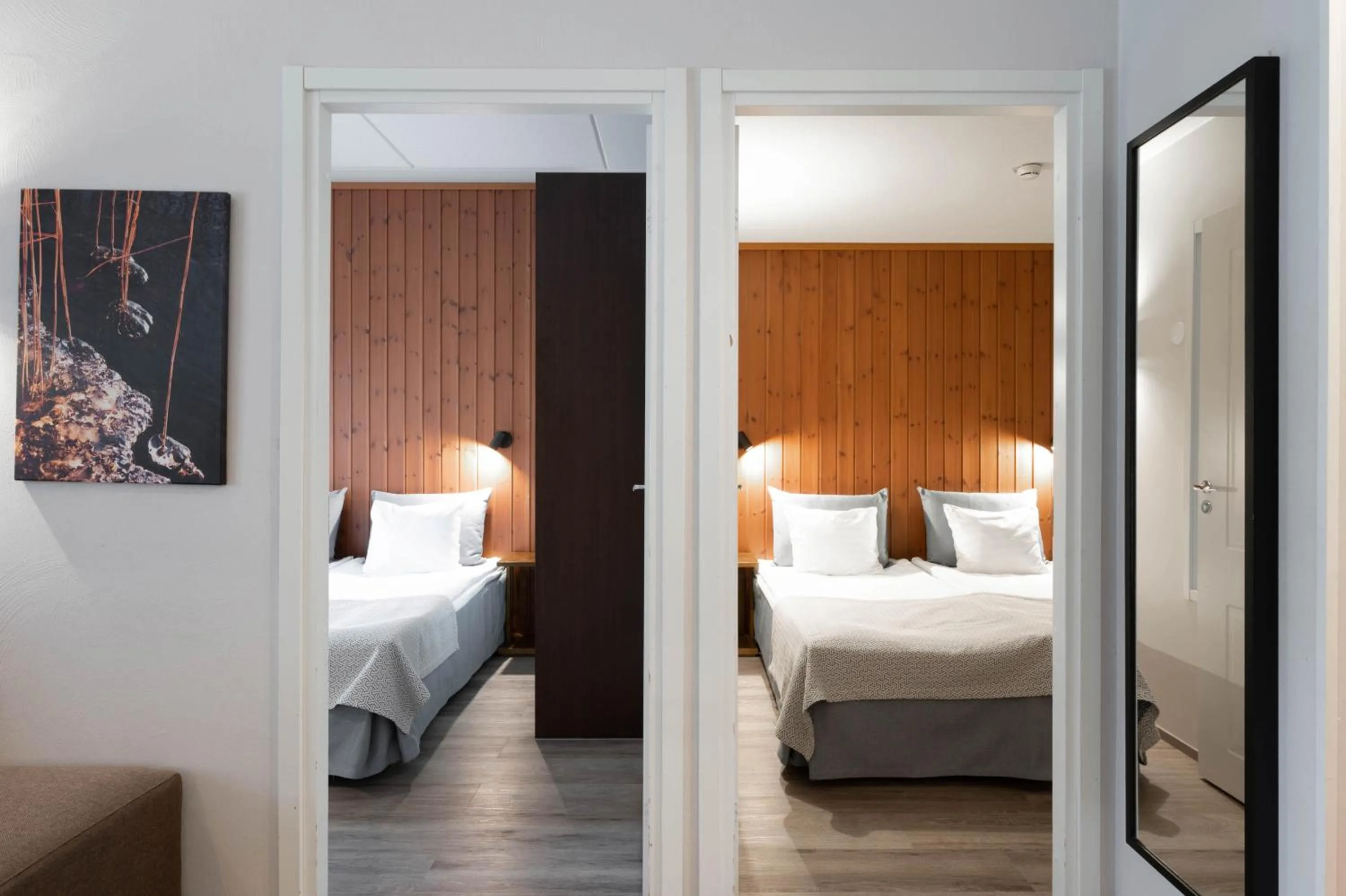 Decorative detail, Bed in Ski-Inn RukaVillage