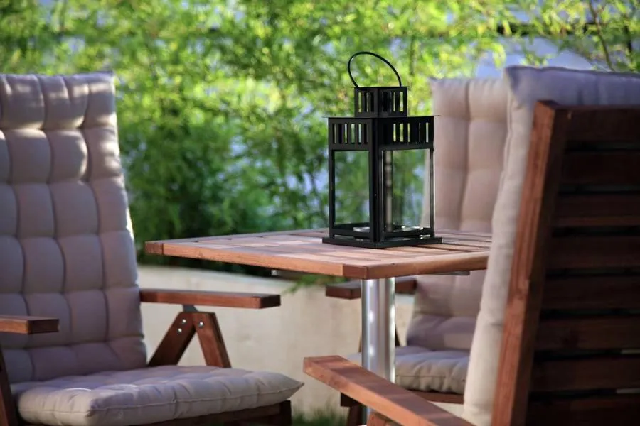 Patio in El Hotelito