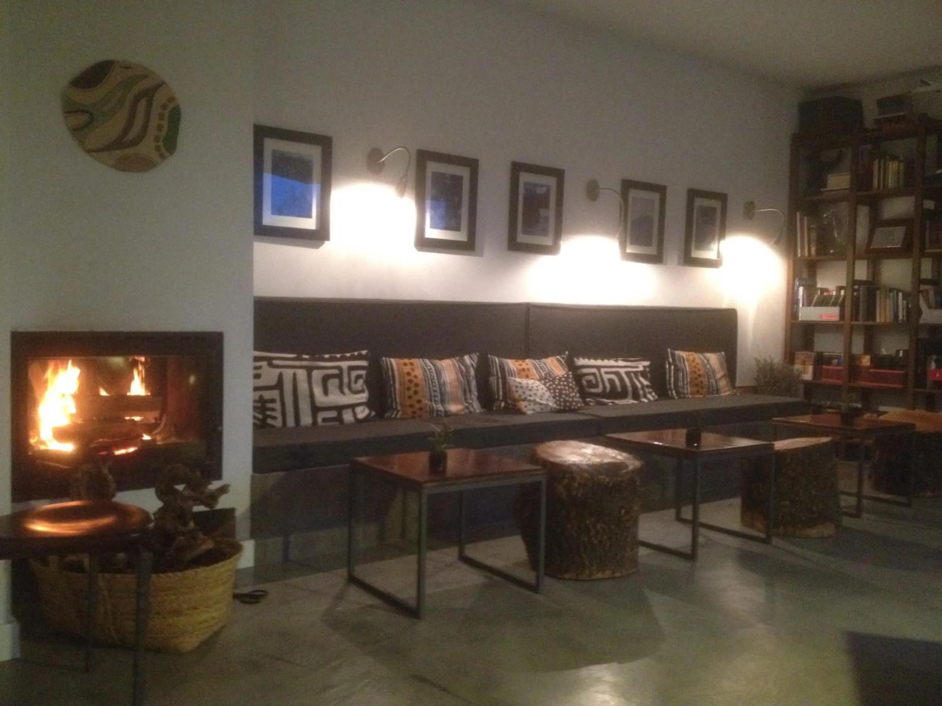 Seating area in El Hotelito