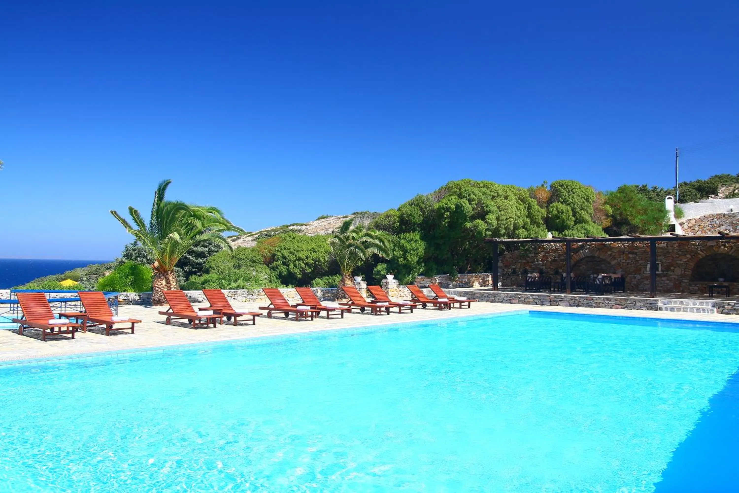 Swimming pool in Faros Resort