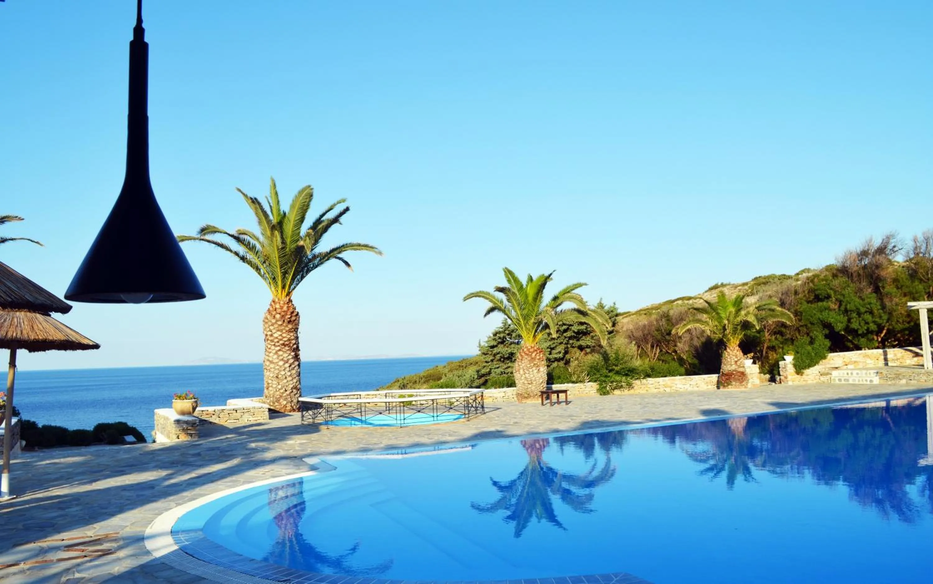 Pool view in Faros Resort