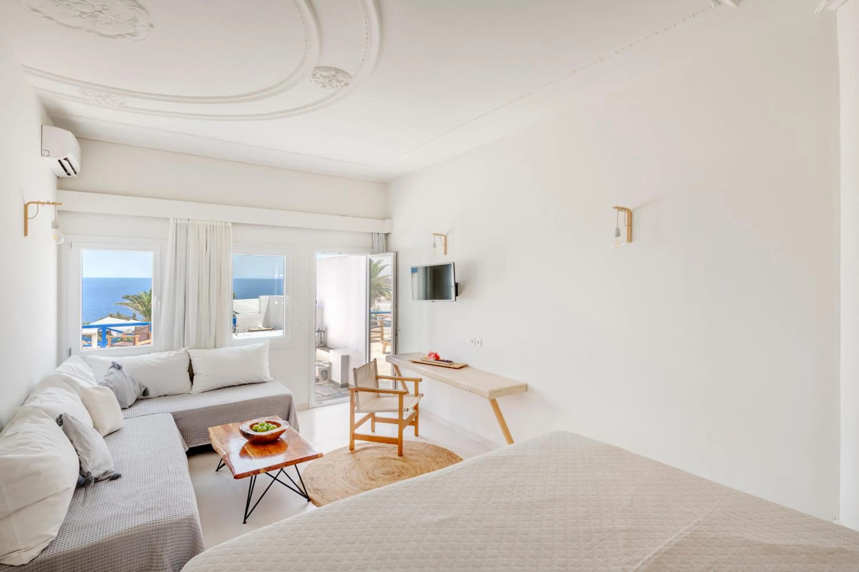 Seating area in Faros Resort