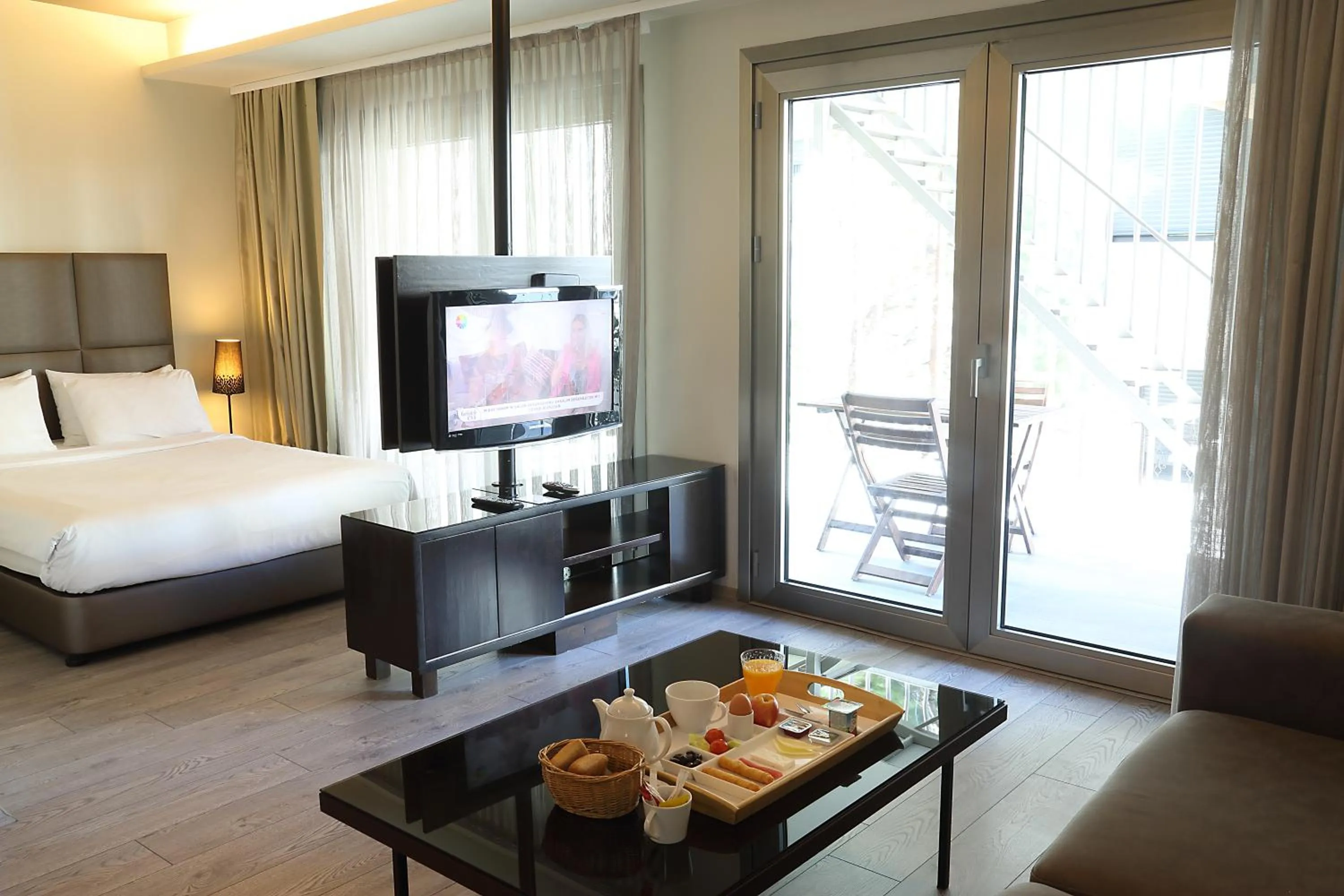 Bed in Apartman Istanbul