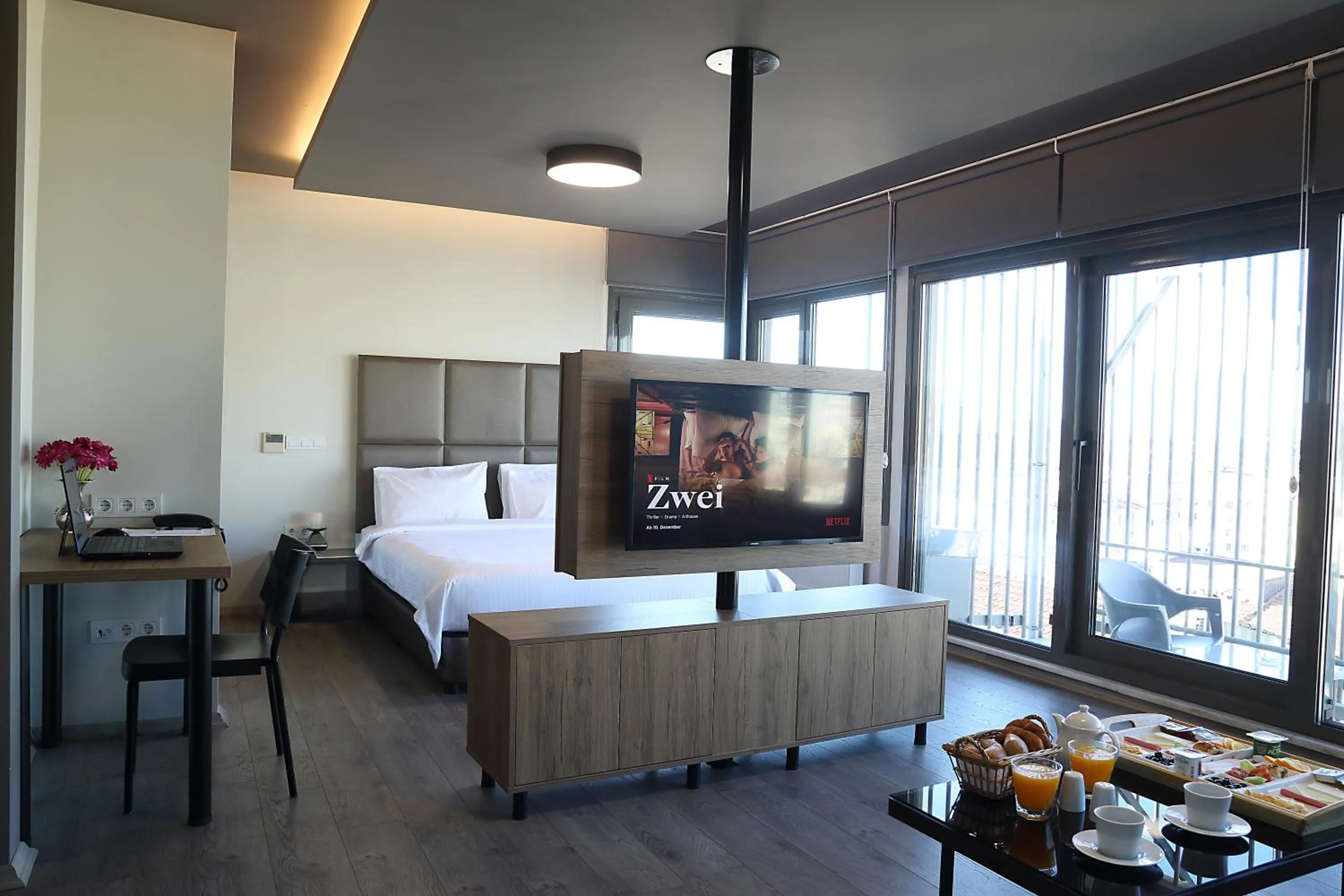 Bed in Apartman Istanbul