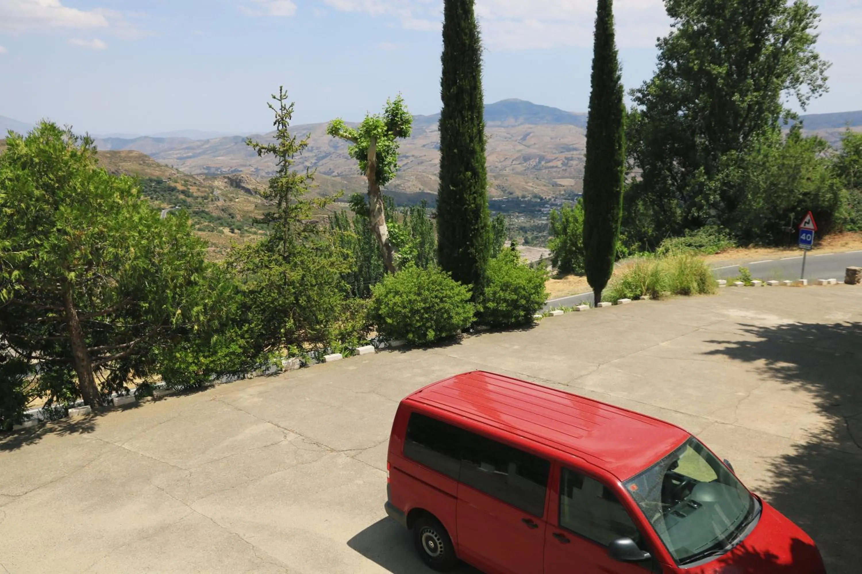 Mountain view in Hotel los Bérchules