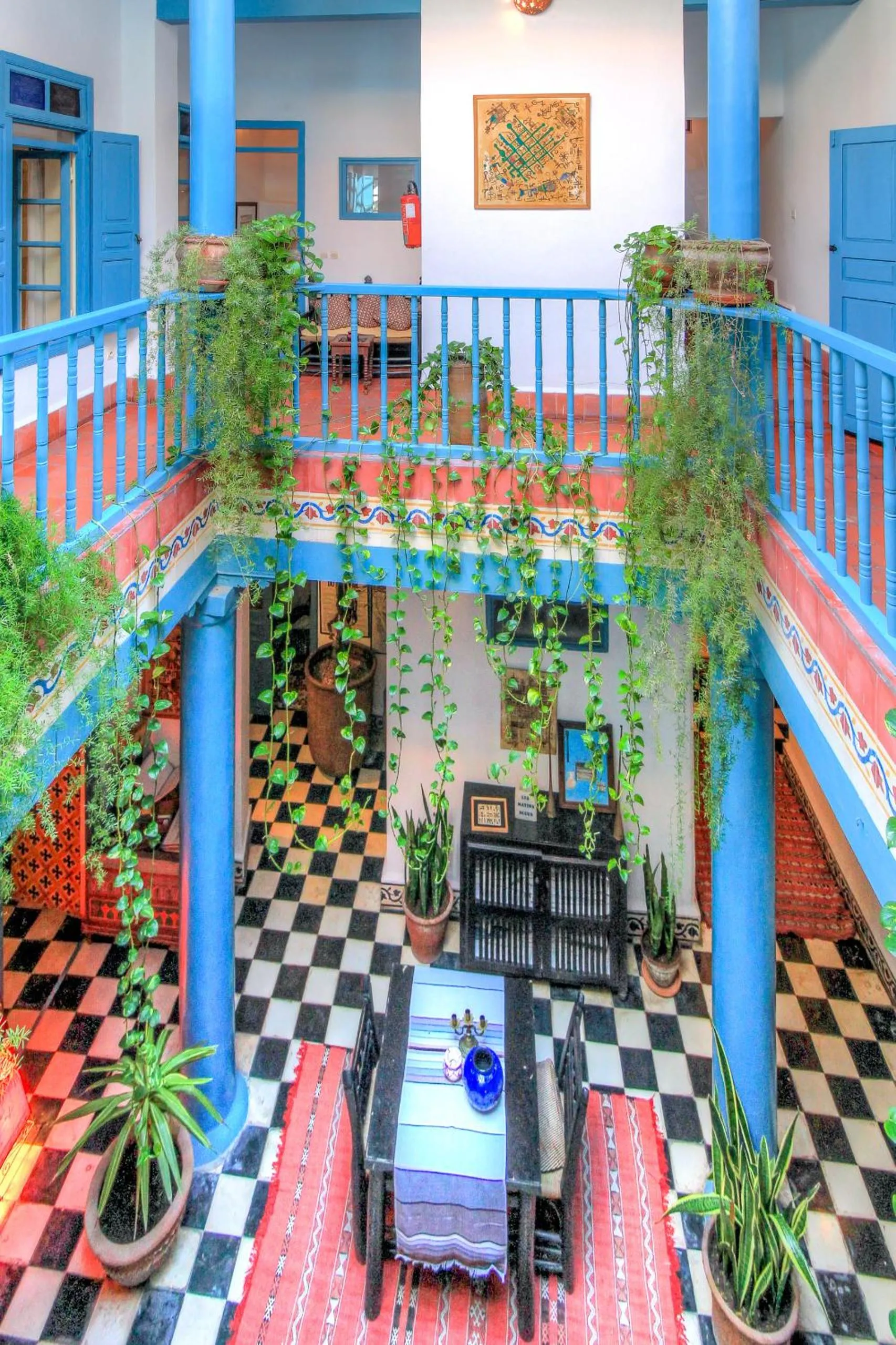 Patio in Les Matins Bleus