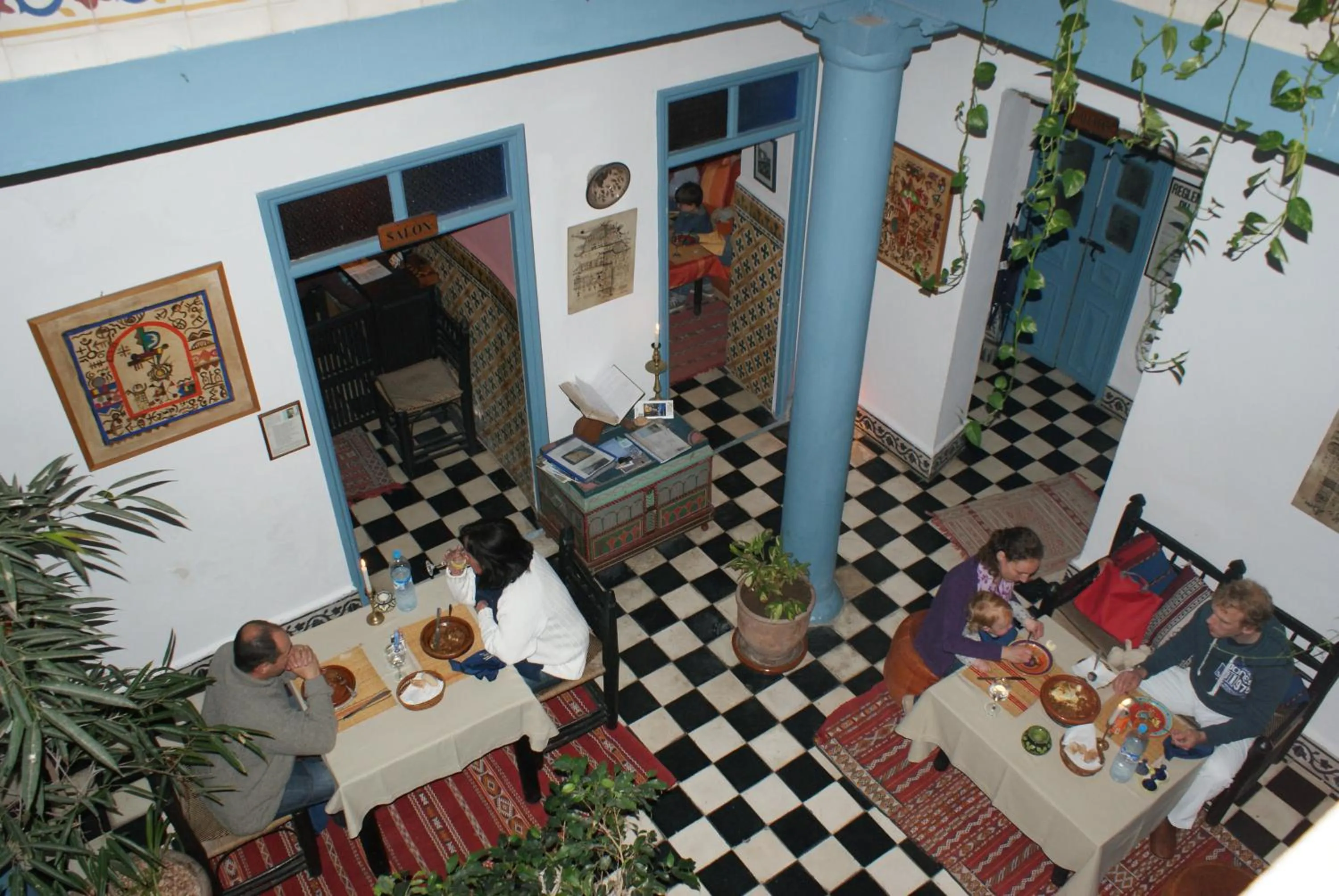 Dinner in Les Matins Bleus