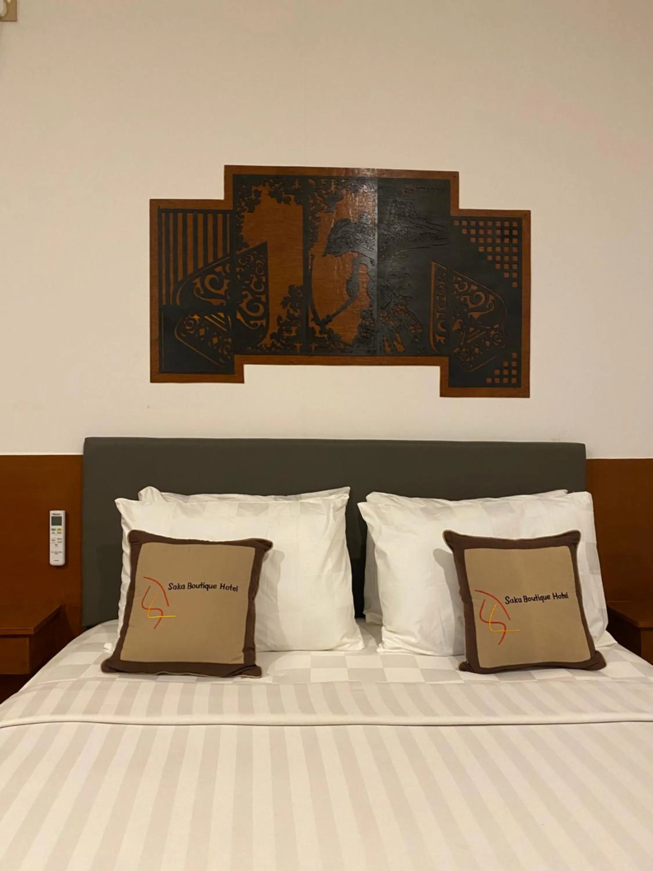 Bed in Saka Boutique Hotel