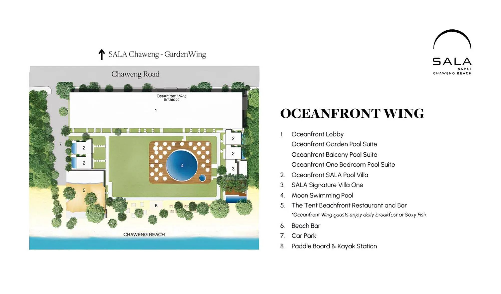 Floor plan in SALA Samui Chaweng Beach Resort