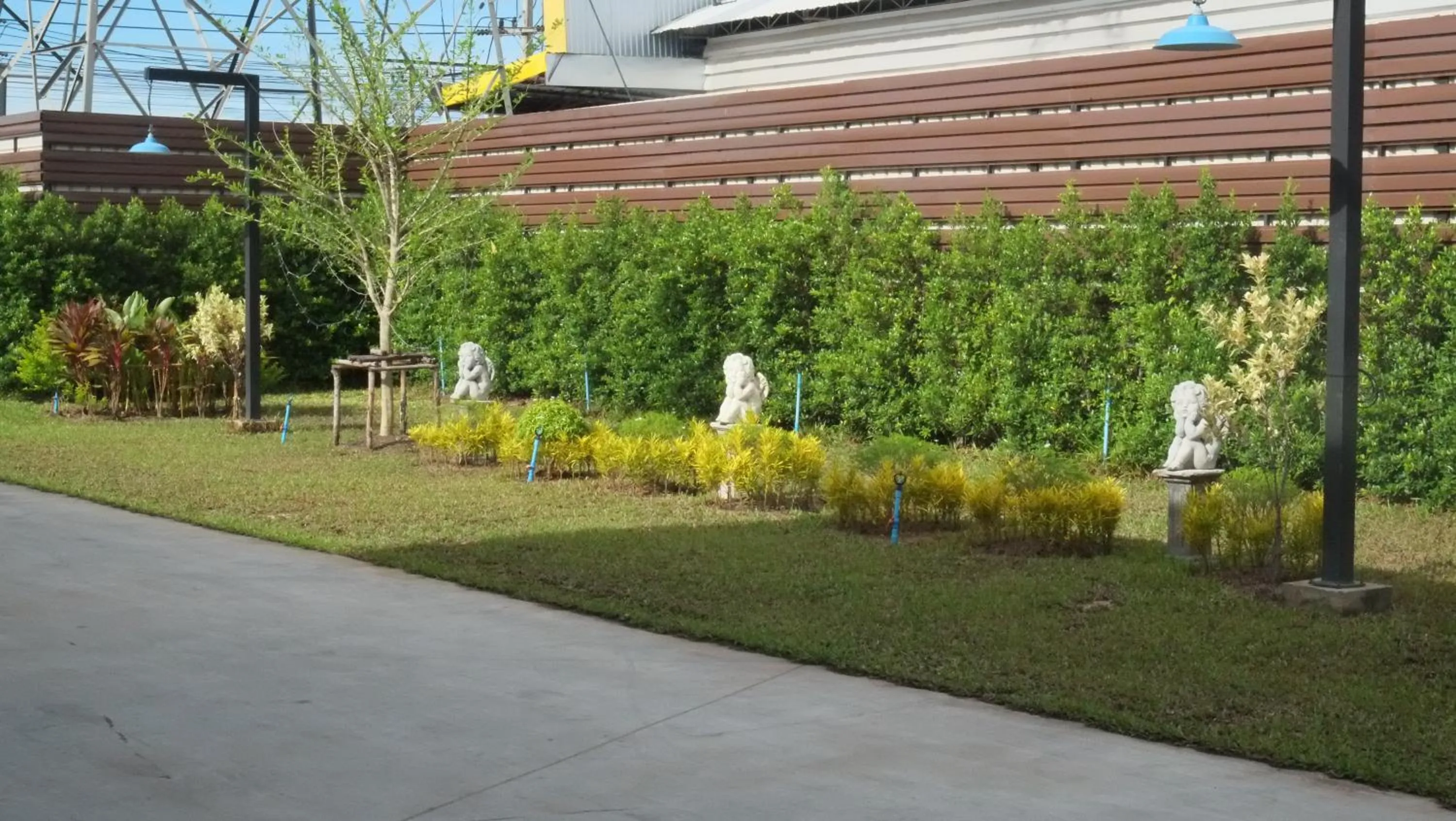 Garden view in The Sun resort Ratchaburi