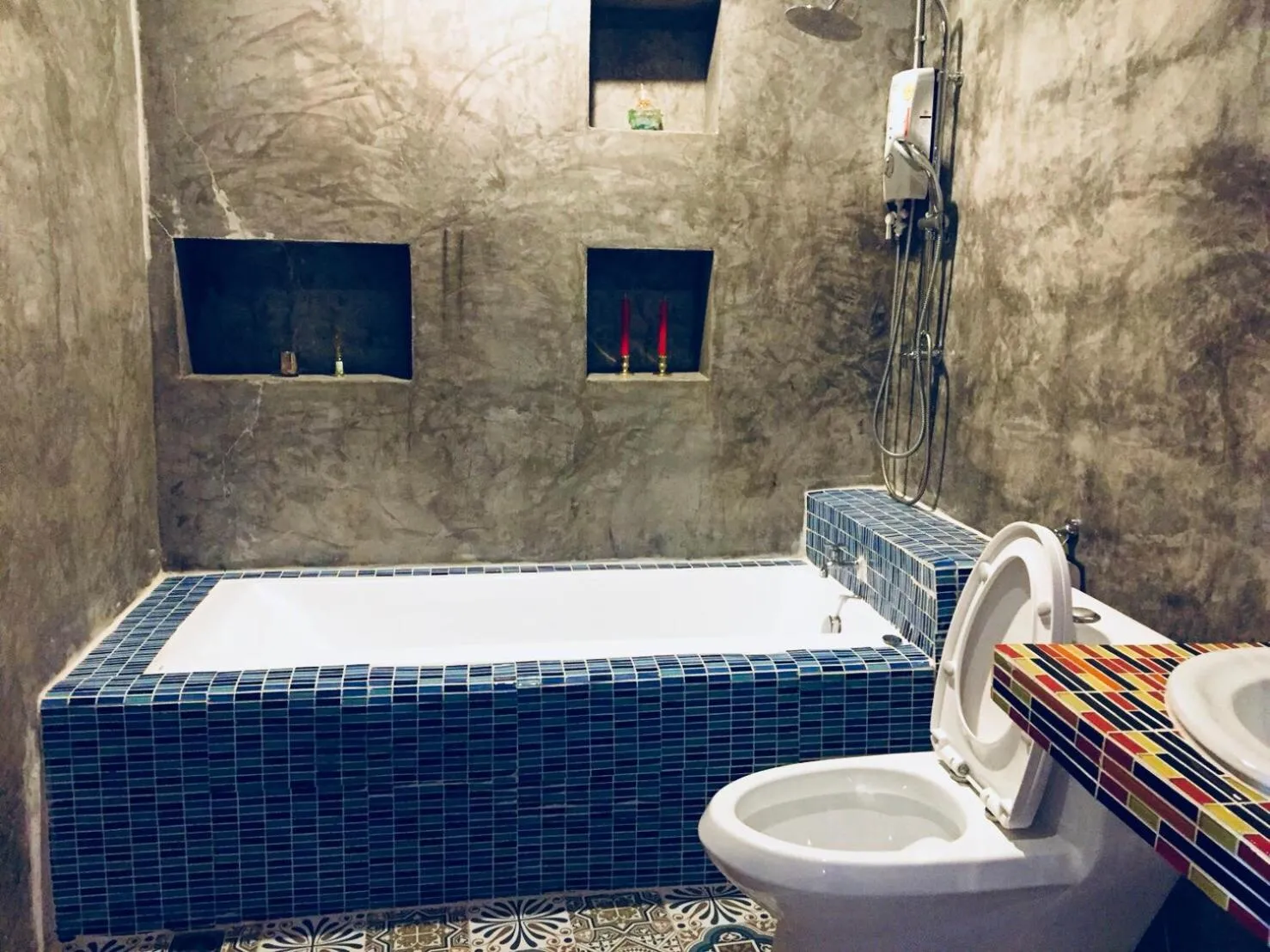 Bathroom in The Sun resort Ratchaburi