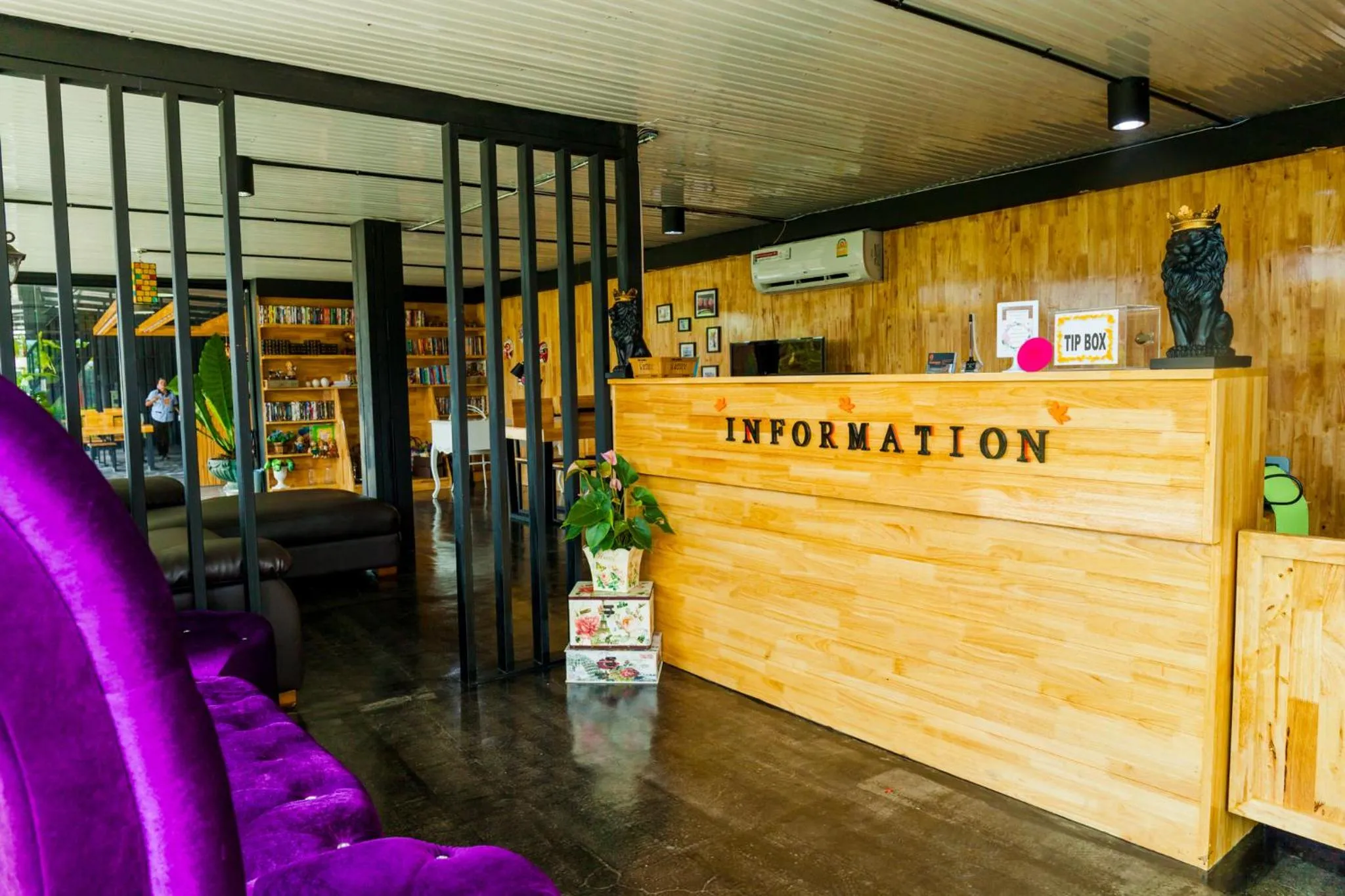 Library in The Sun resort Ratchaburi