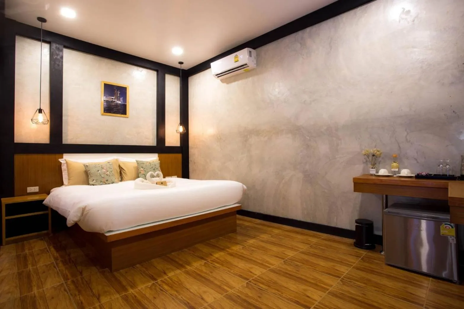 Photo of the whole room, Bed in The Sun resort Ratchaburi