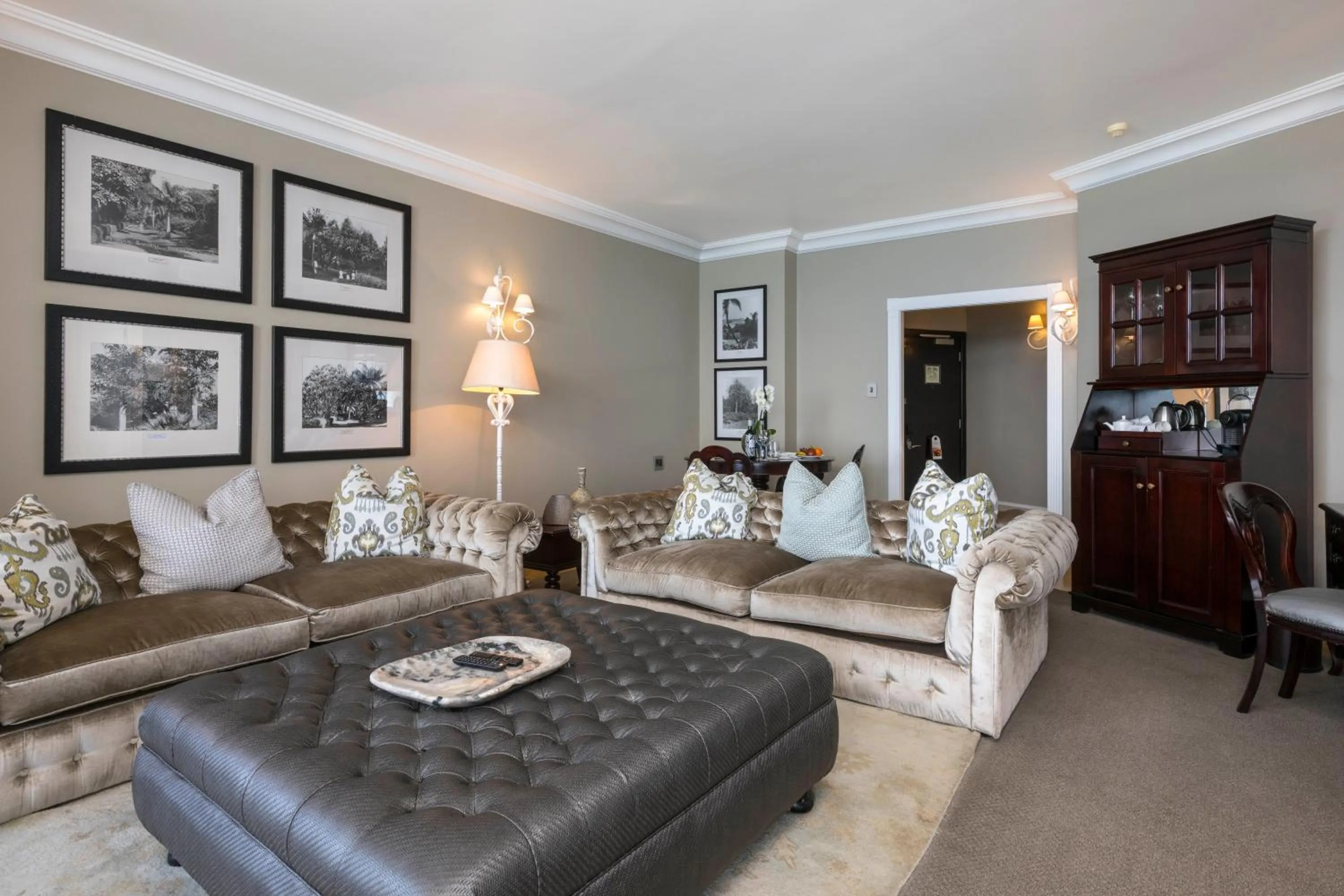 Seating area in Beverly Hills