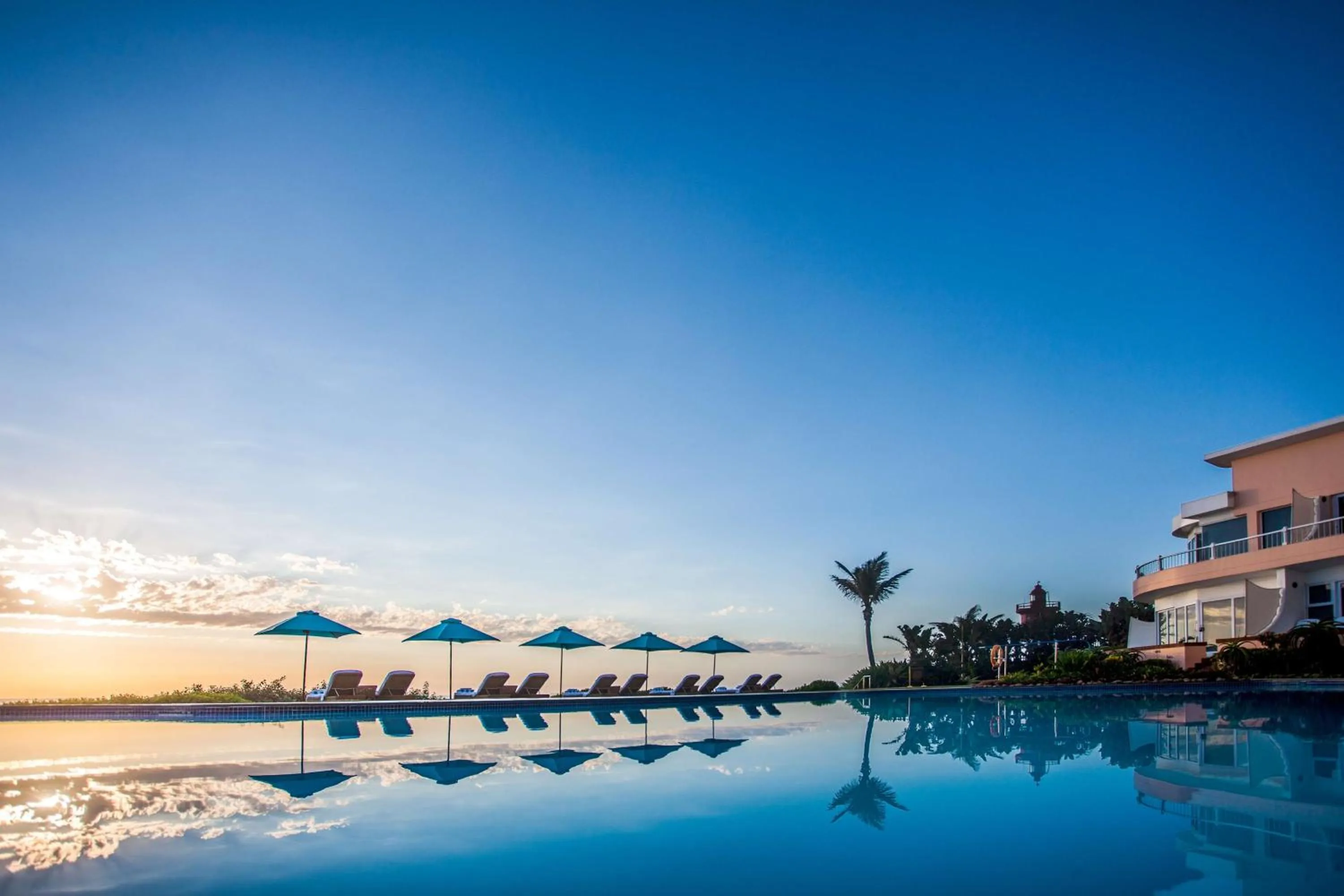 Pool view in Beverly Hills