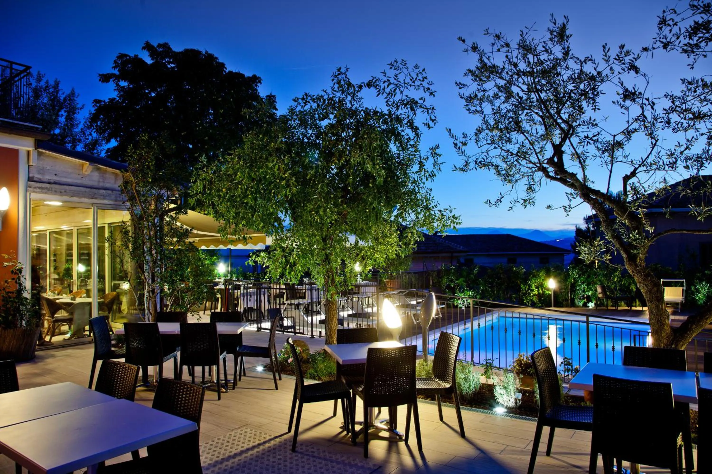 Patio in Hotel La Palomba