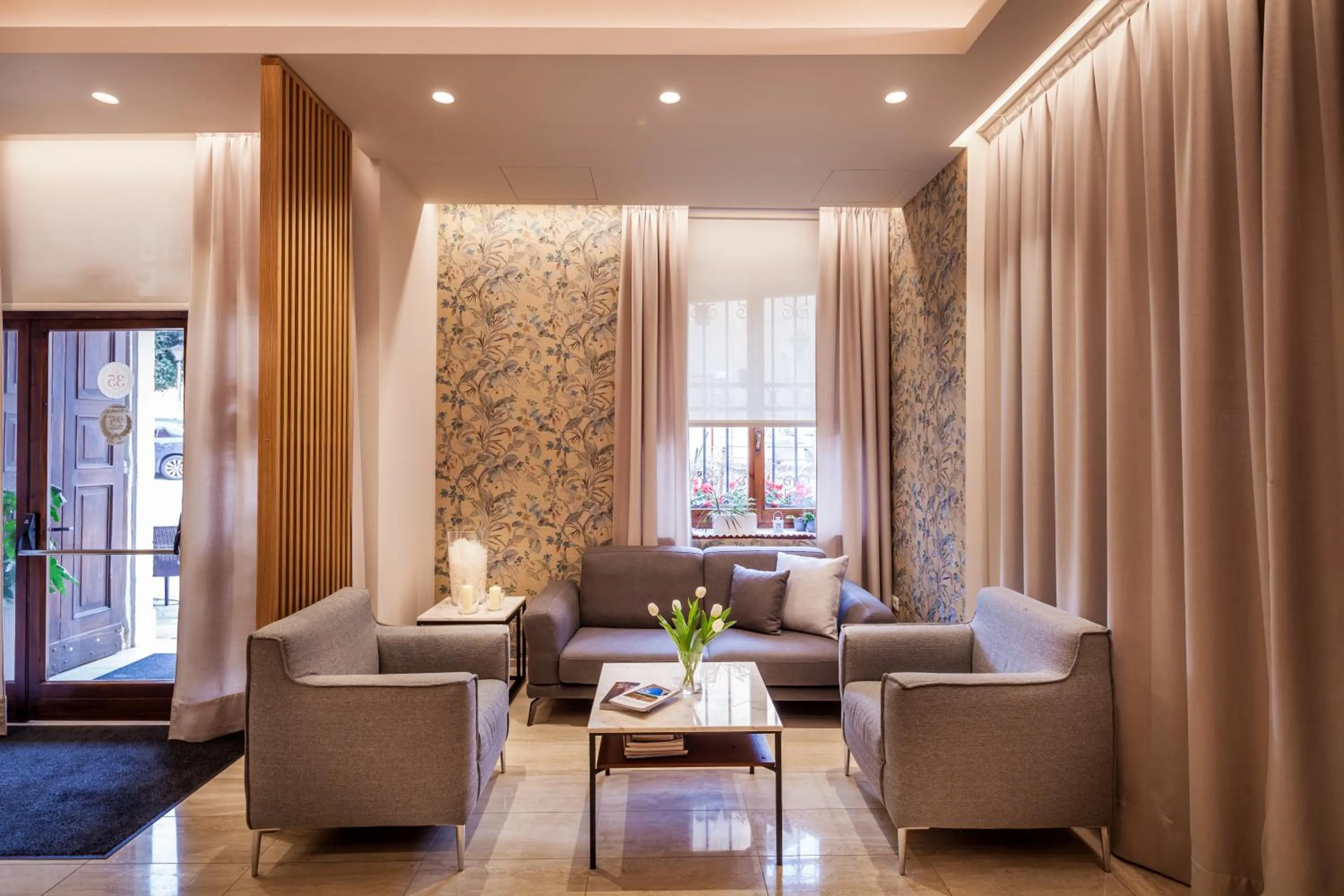 Living room in Hotel La Palomba