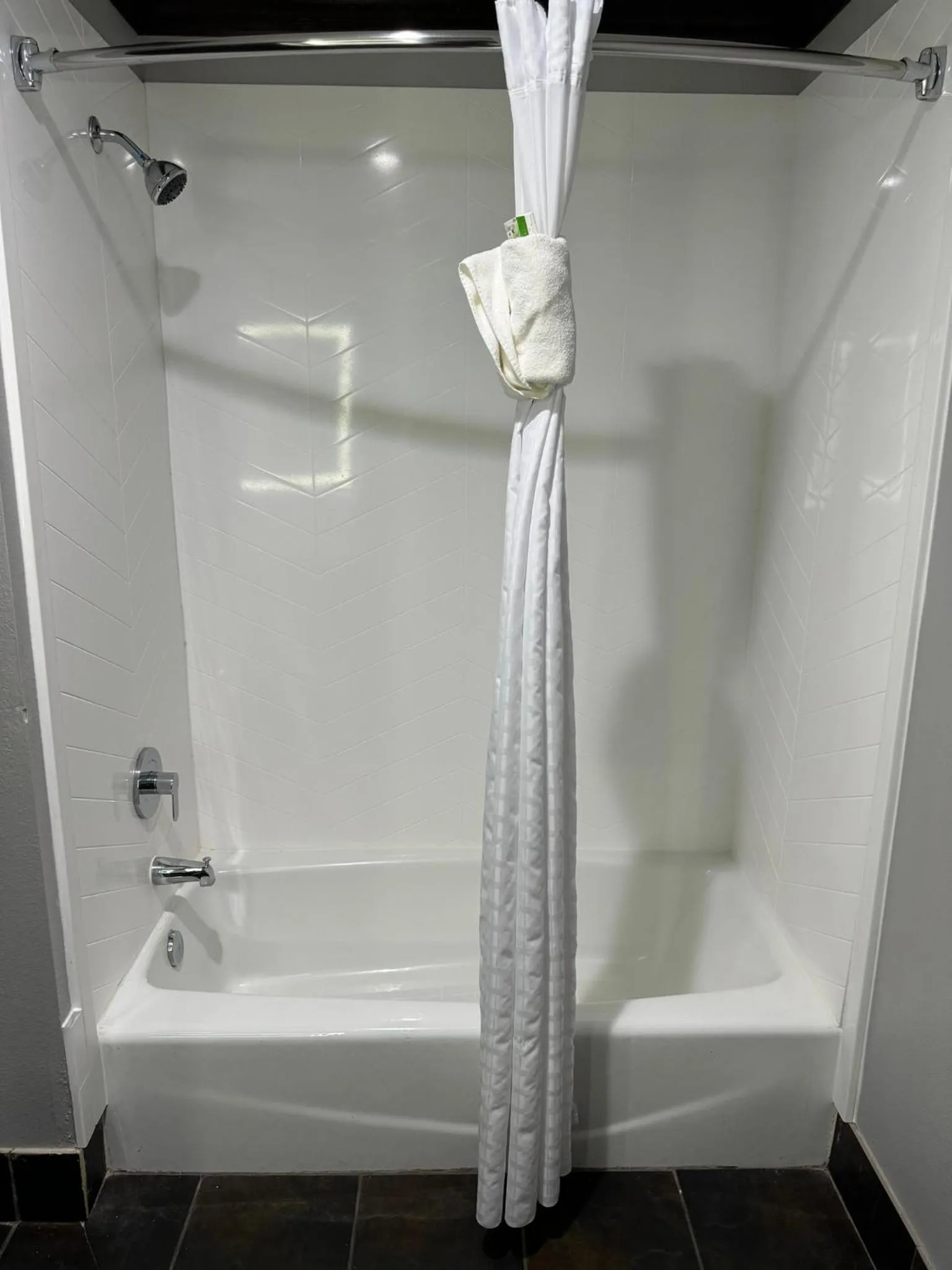 Shower in Hawthorn Suites by Wyndham Lubbock