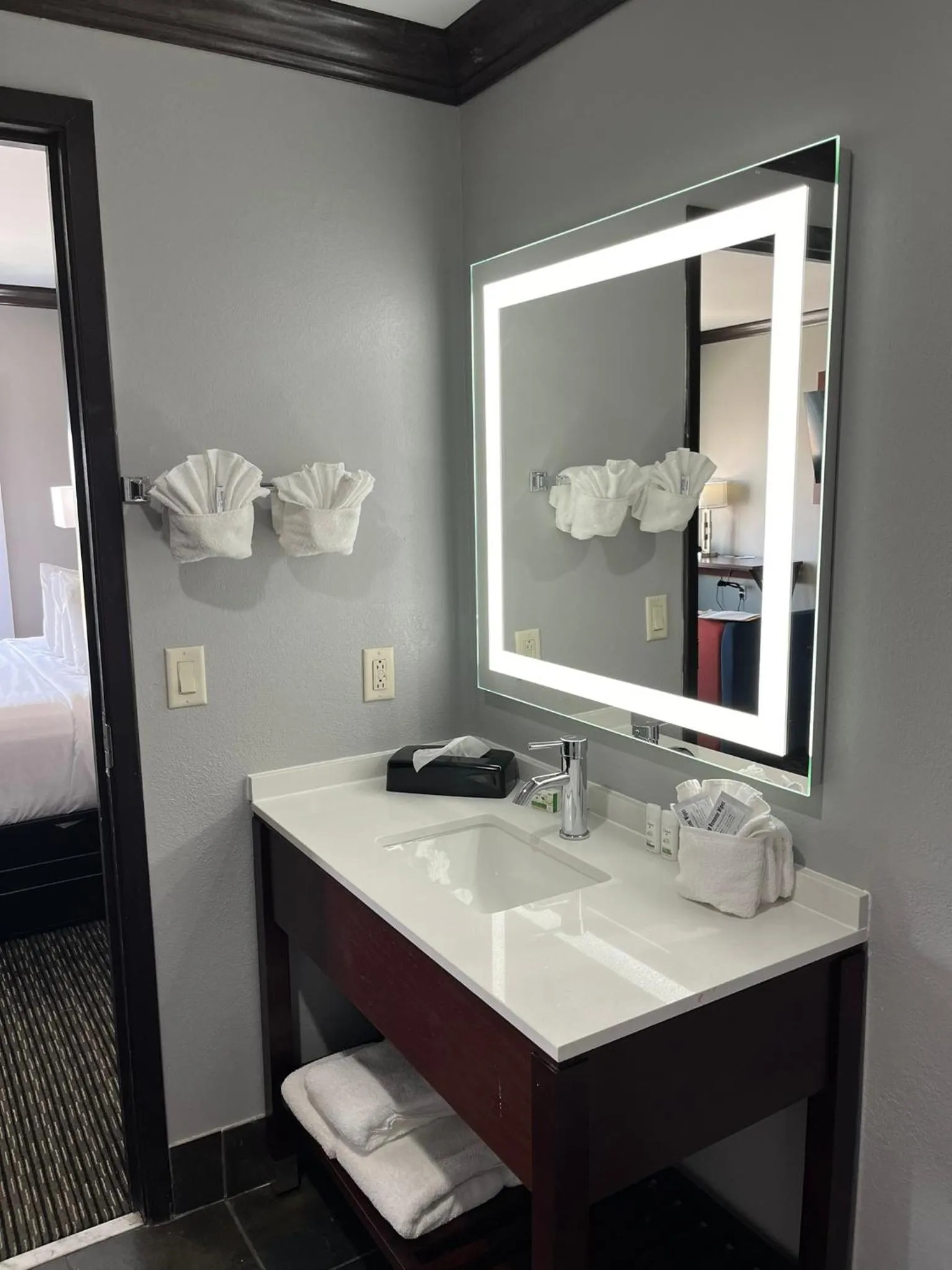 Bathroom in Hawthorn Suites by Wyndham Lubbock