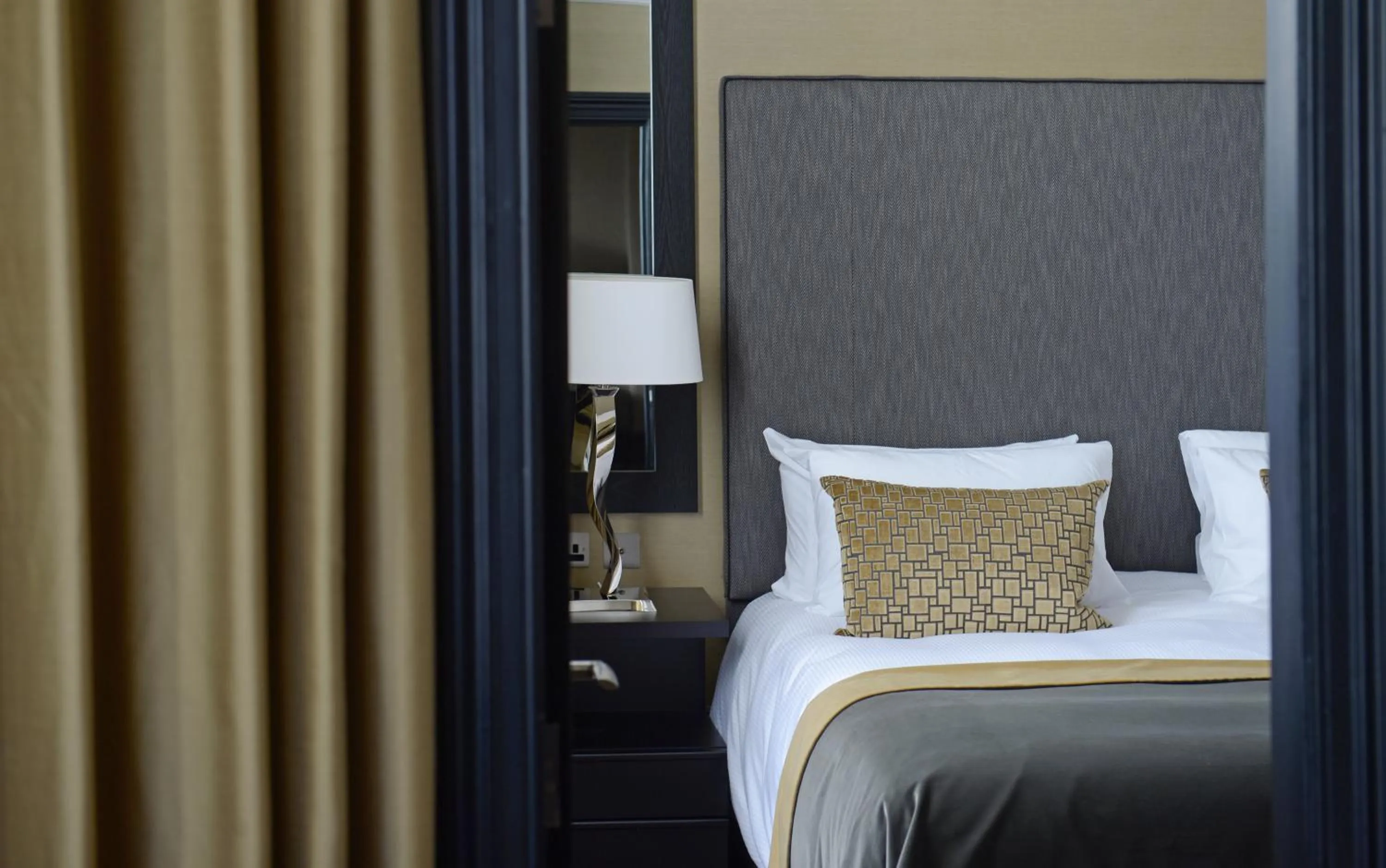 Decorative detail, Bed in The Chester Hotel