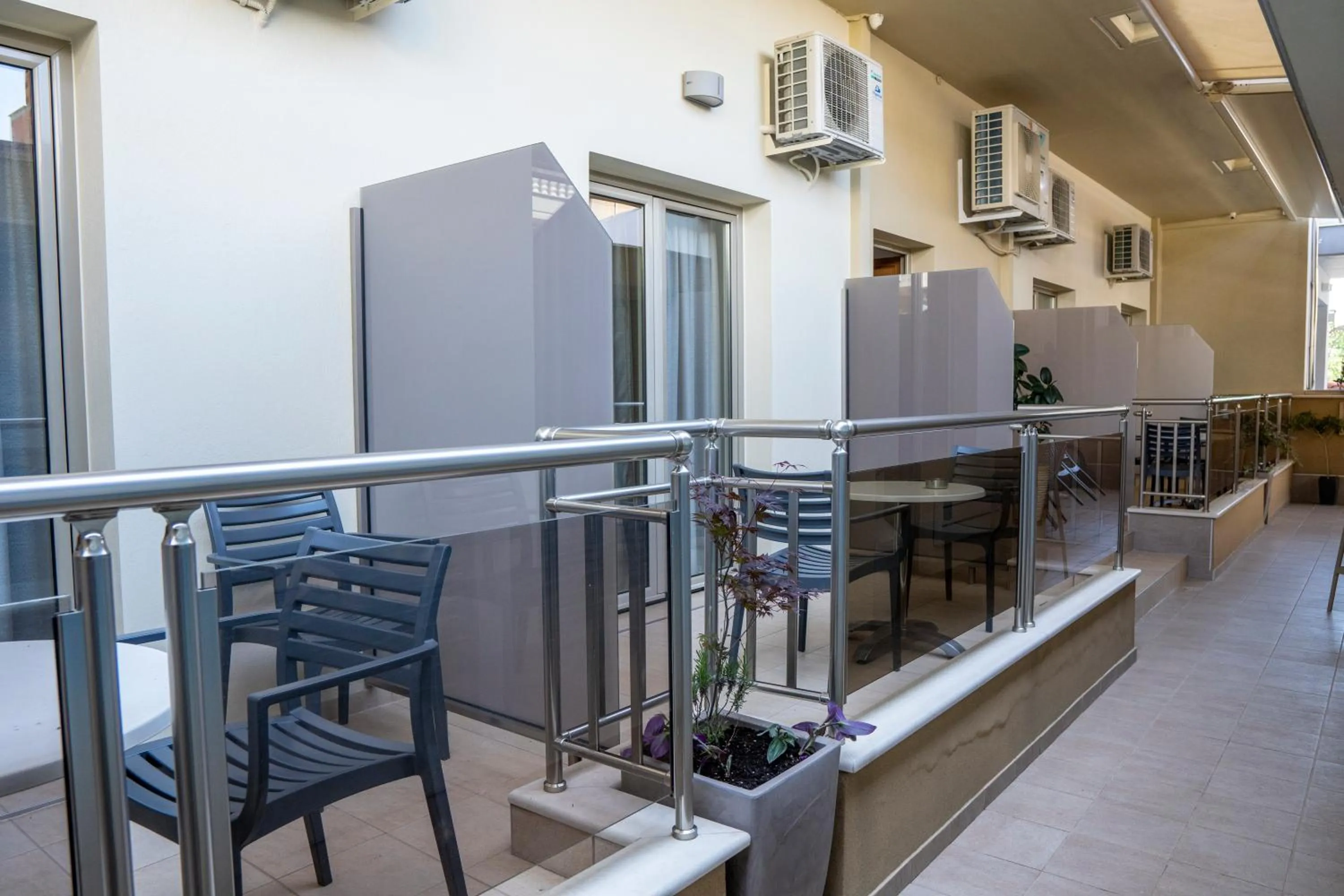 Balcony/Terrace in Hotel Epavlis Eleftheriadi