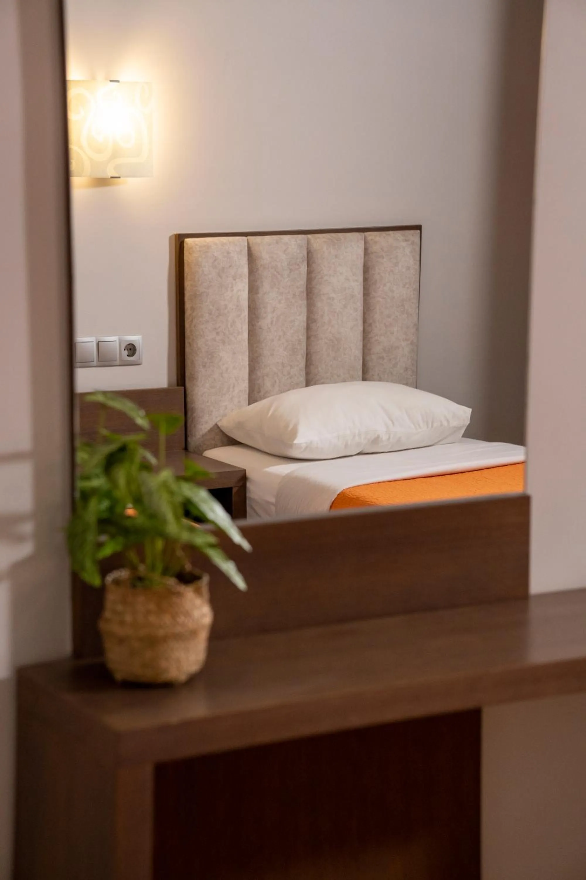 Bed in Hotel Epavlis Eleftheriadi