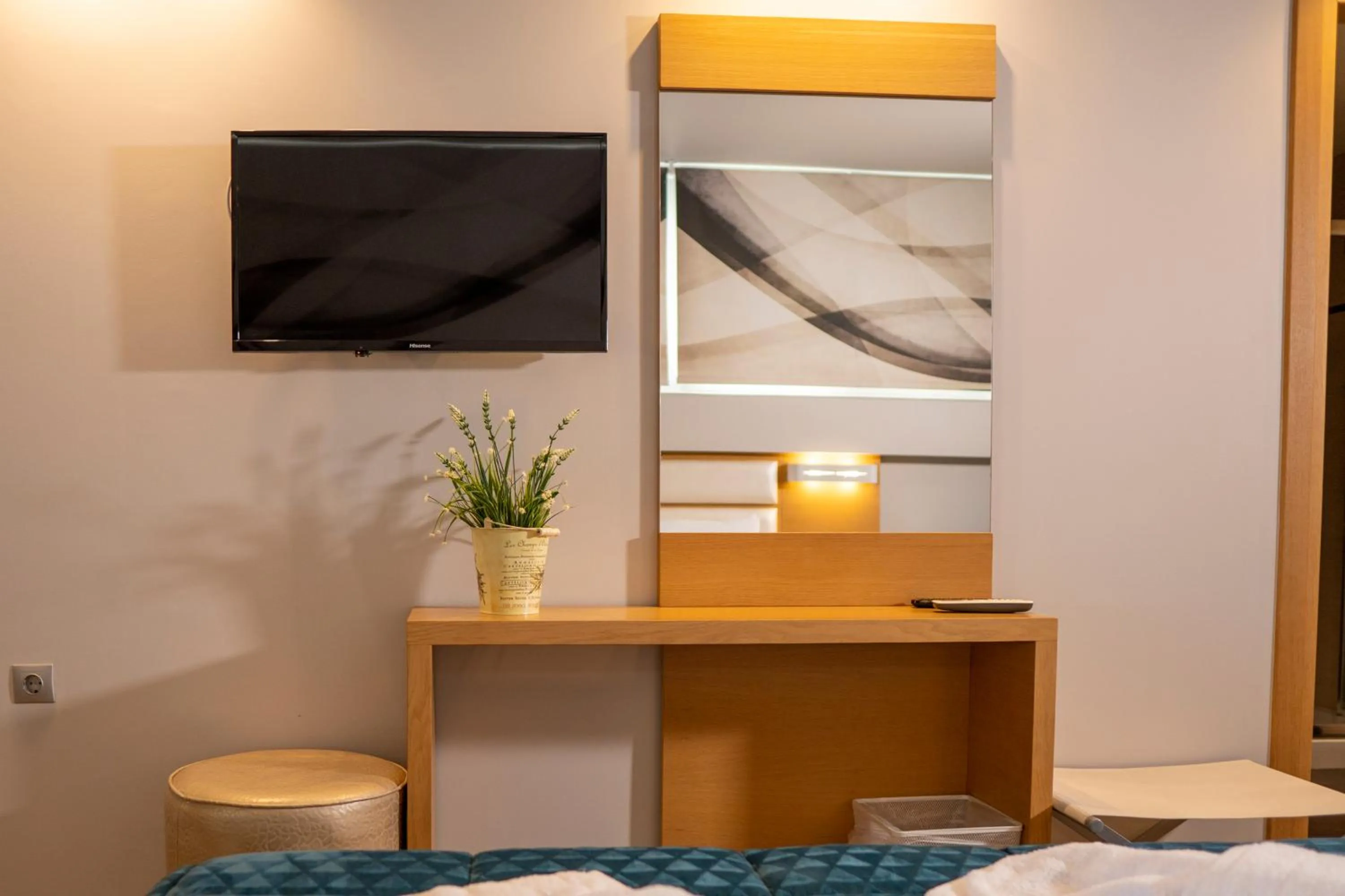 Bed in Hotel Epavlis Eleftheriadi