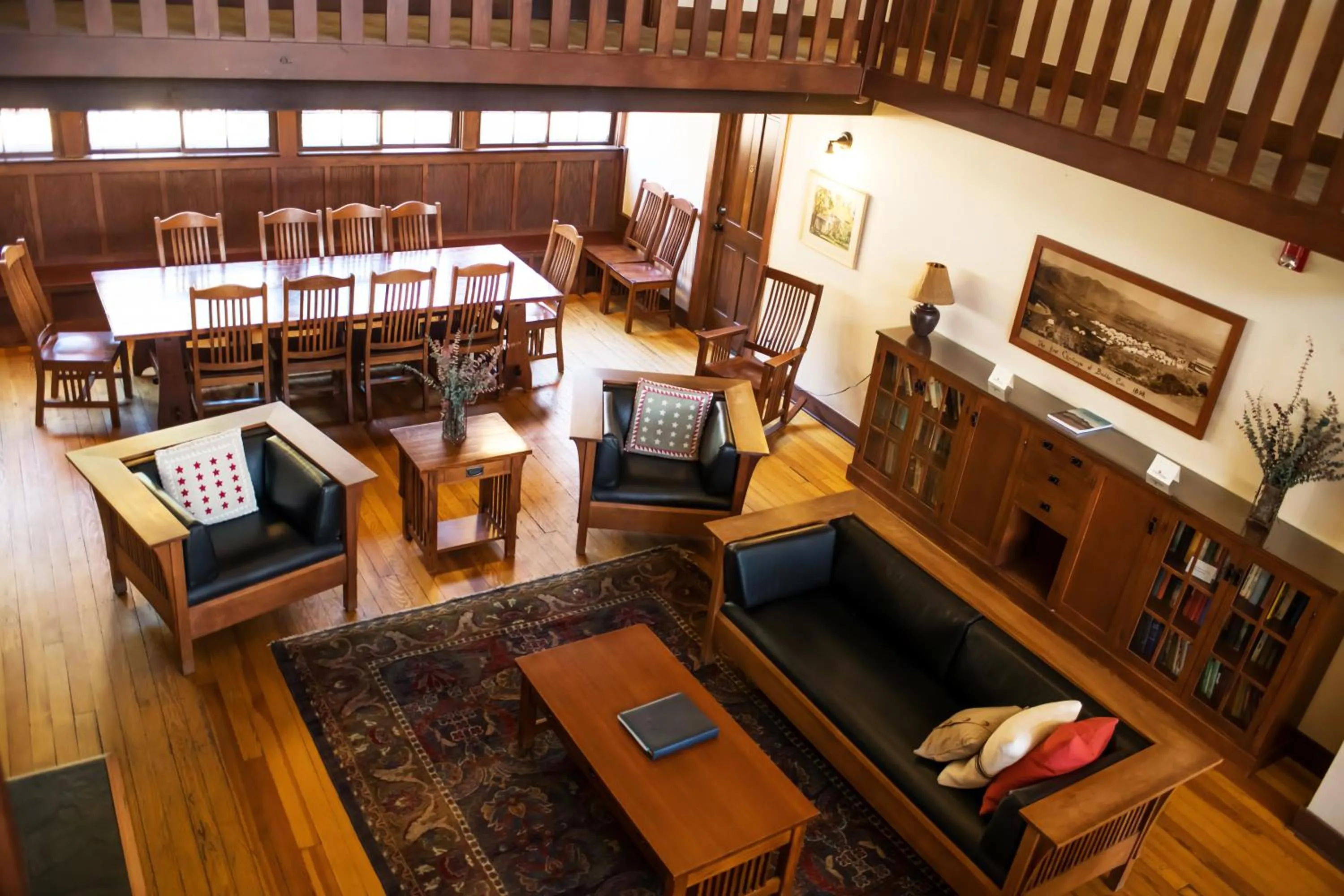 Living room in Colorado Chautauqua Cottages