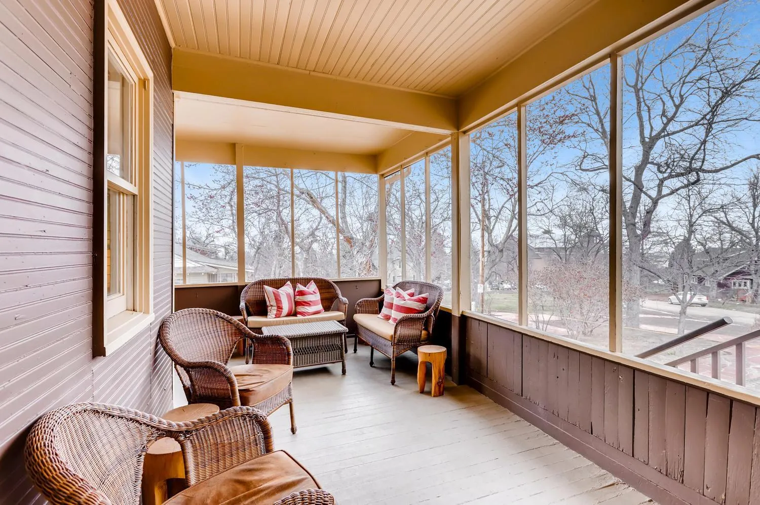Patio in Colorado Chautauqua Cottages