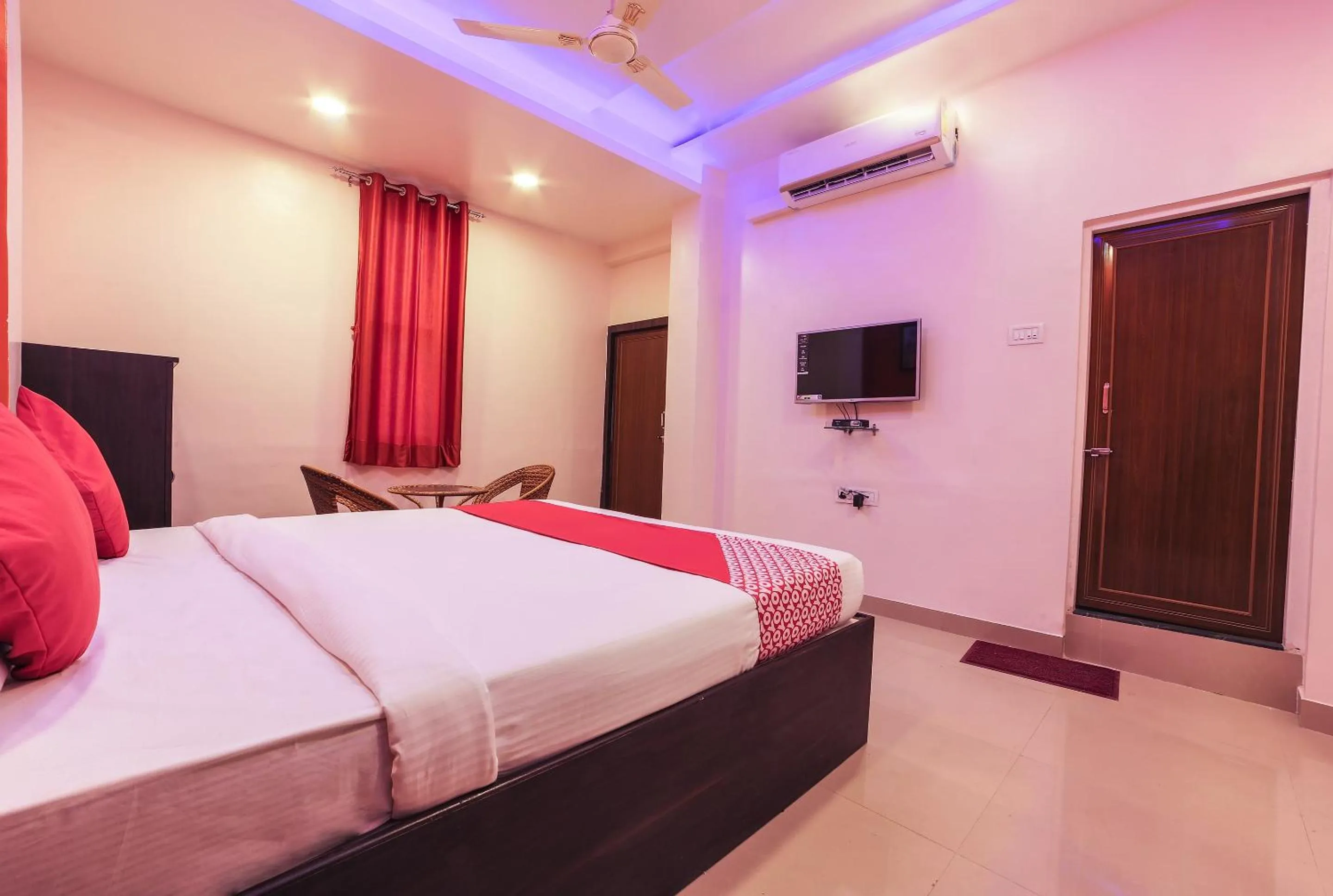 Bedroom, Bed in Hotel O The Orchid Guest House Near khadki Bazaar