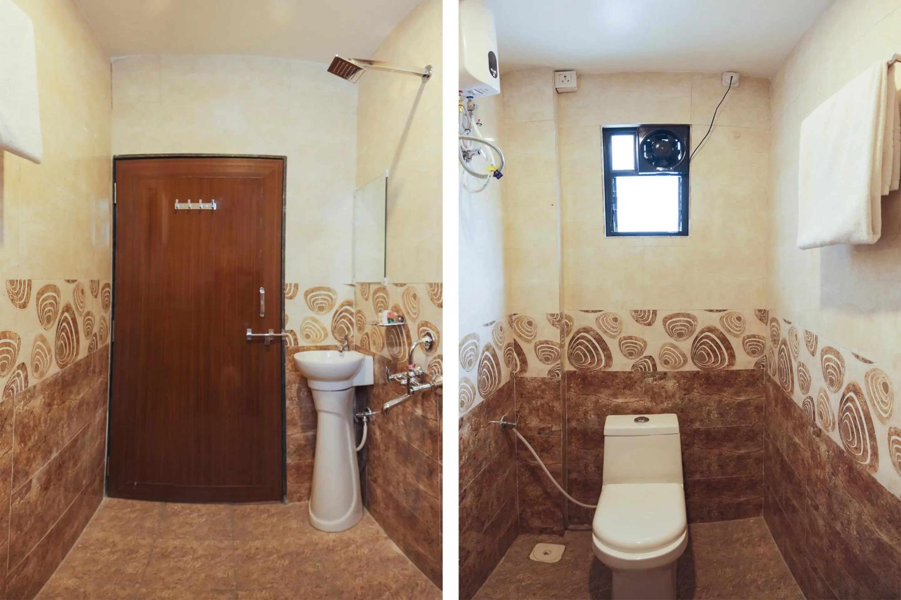 Bathroom in Hotel O The Orchid Guest House Near khadki Bazaar