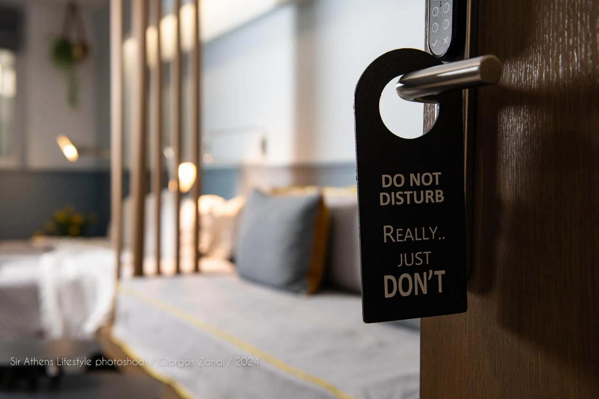 Decorative detail, Bed in Sir Athens