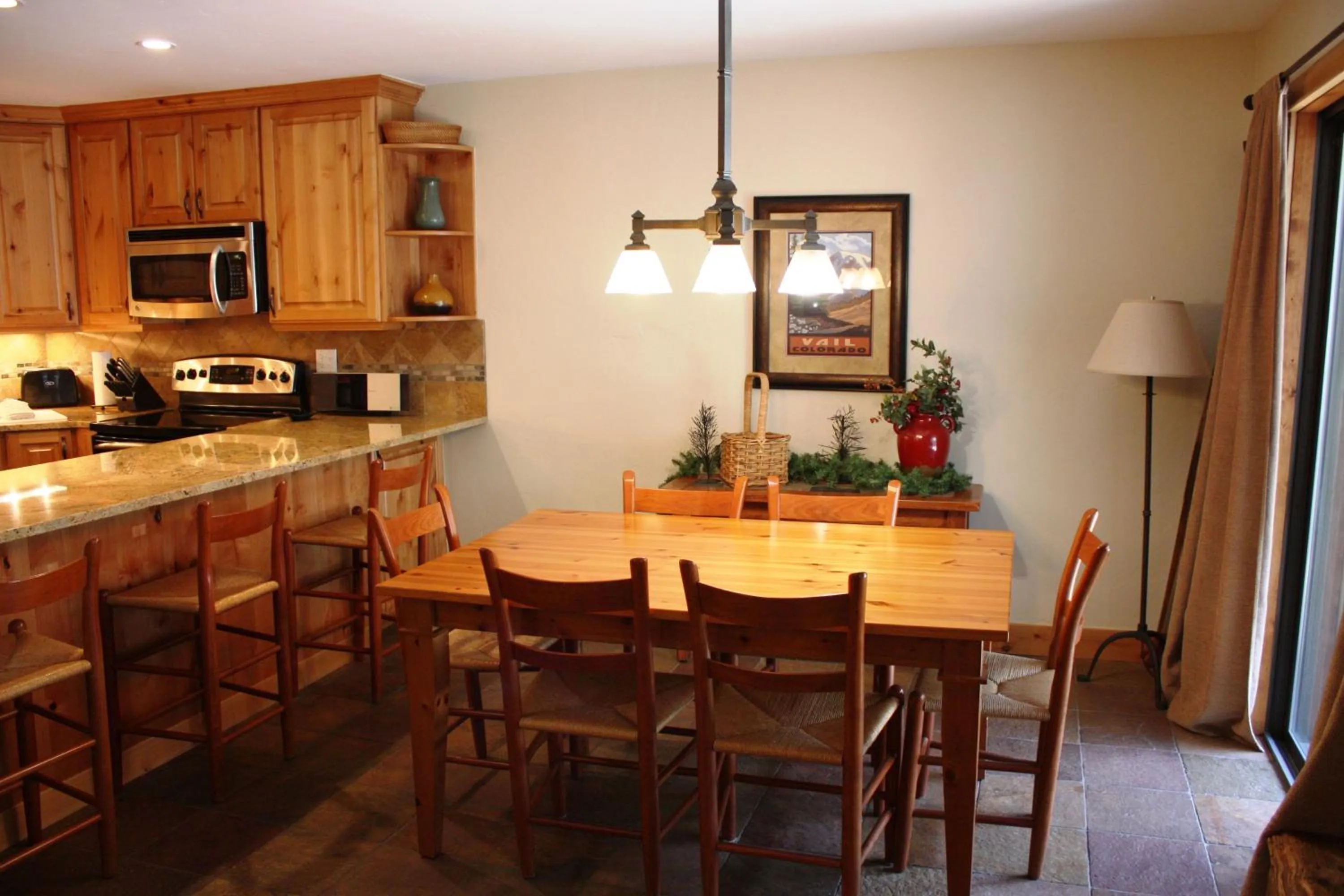 Living room in Vail Racquet Club Mountain Resort
