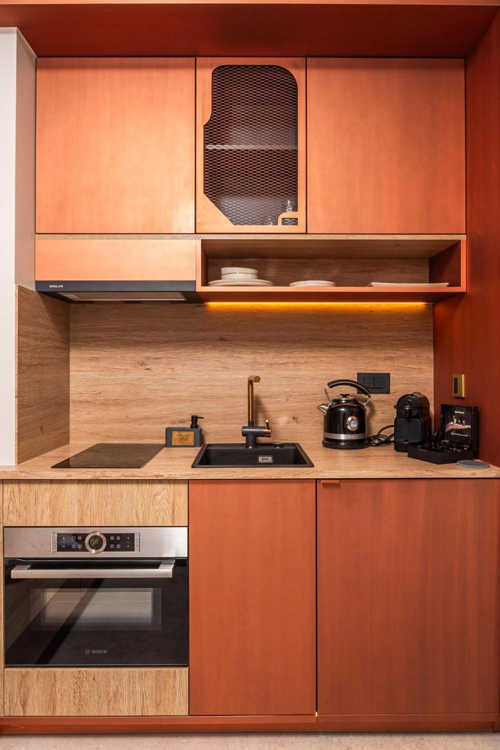 Kitchen or kitchenette in Oniros Residences